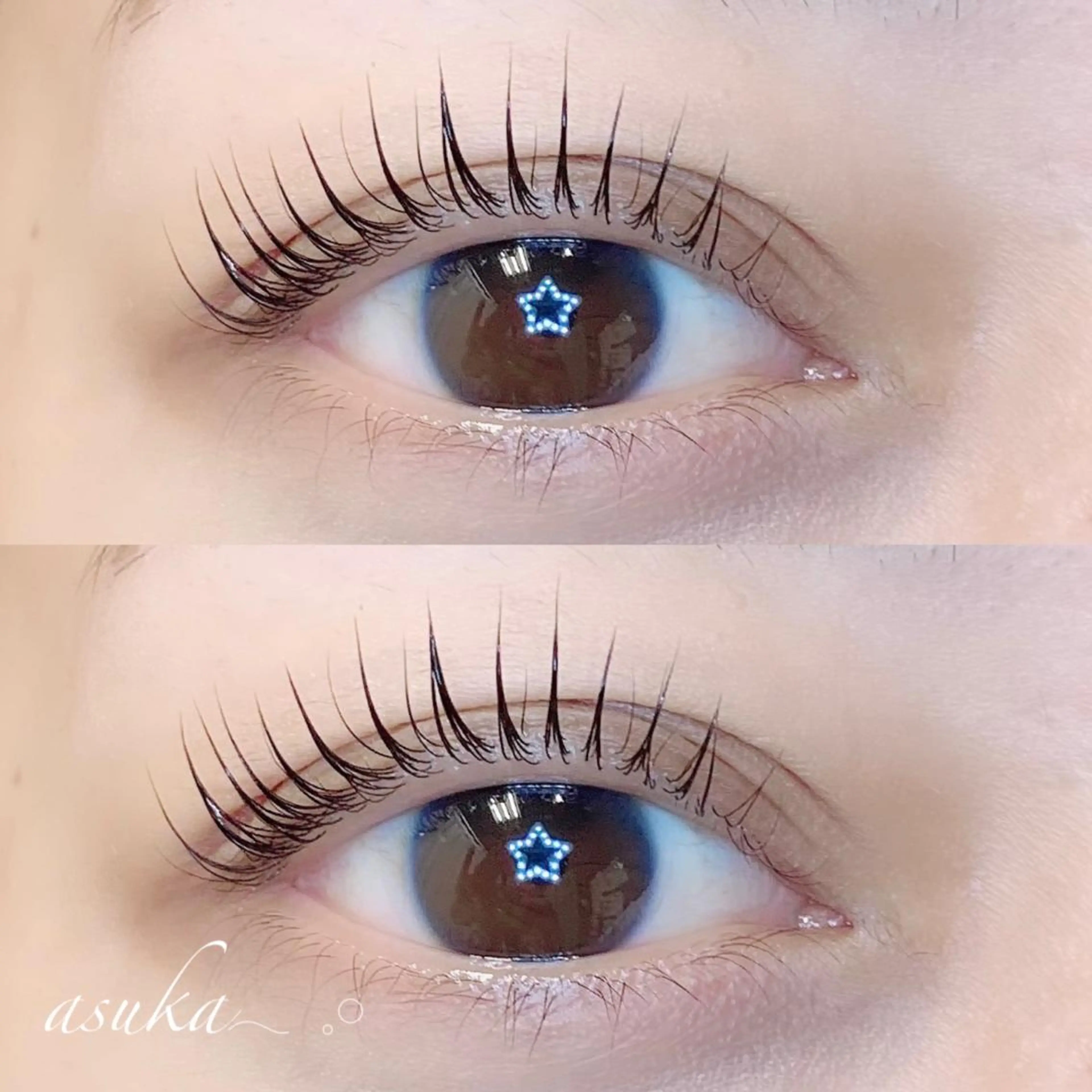 マツエク・マツパ パリジェンヌラッシュリフト brow&lash WAVEのマツエク・マツパデザイン