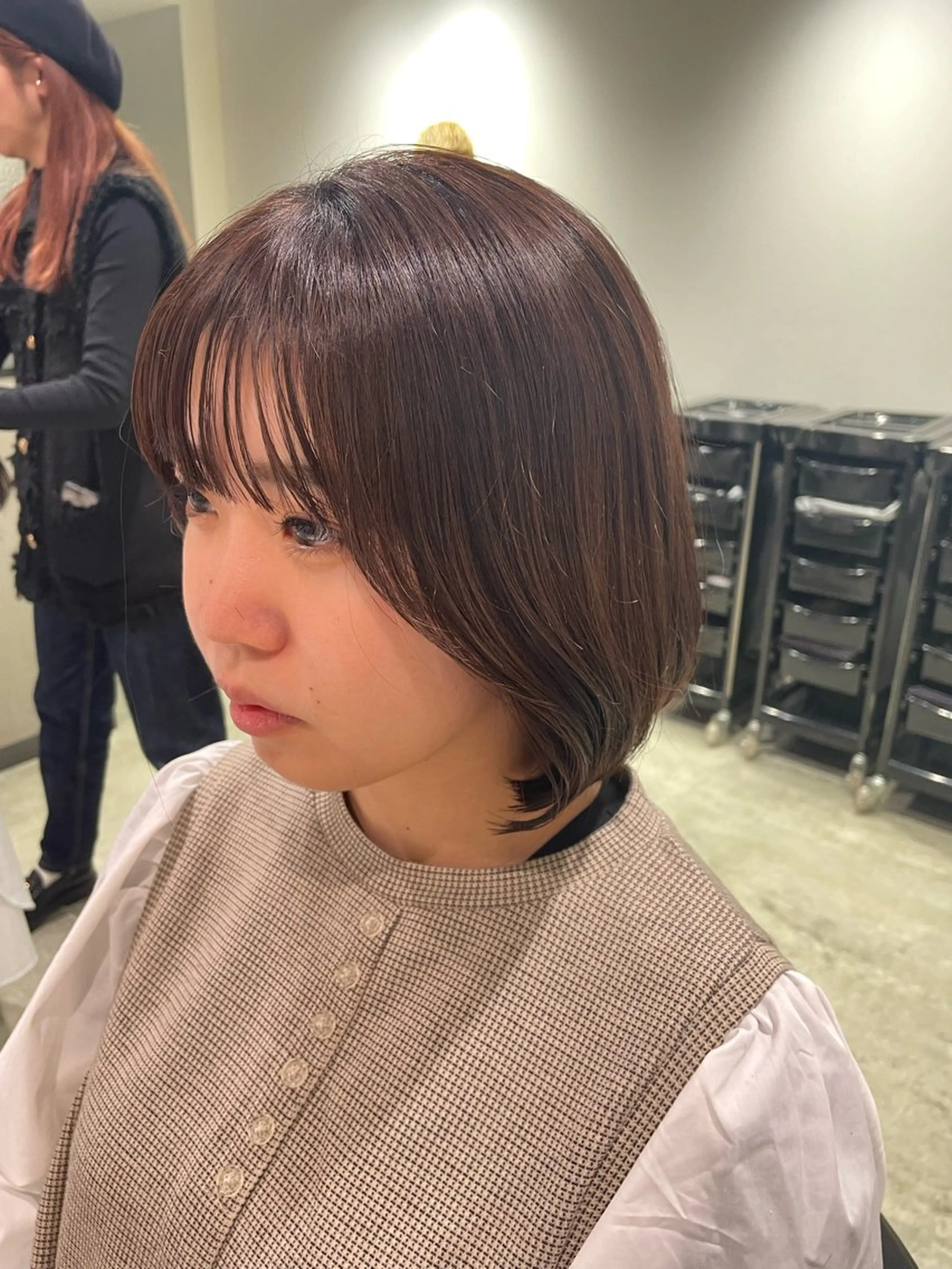 ミディアム カラー 吉川沙知 /ナチュラルカラーのヘアスタイル