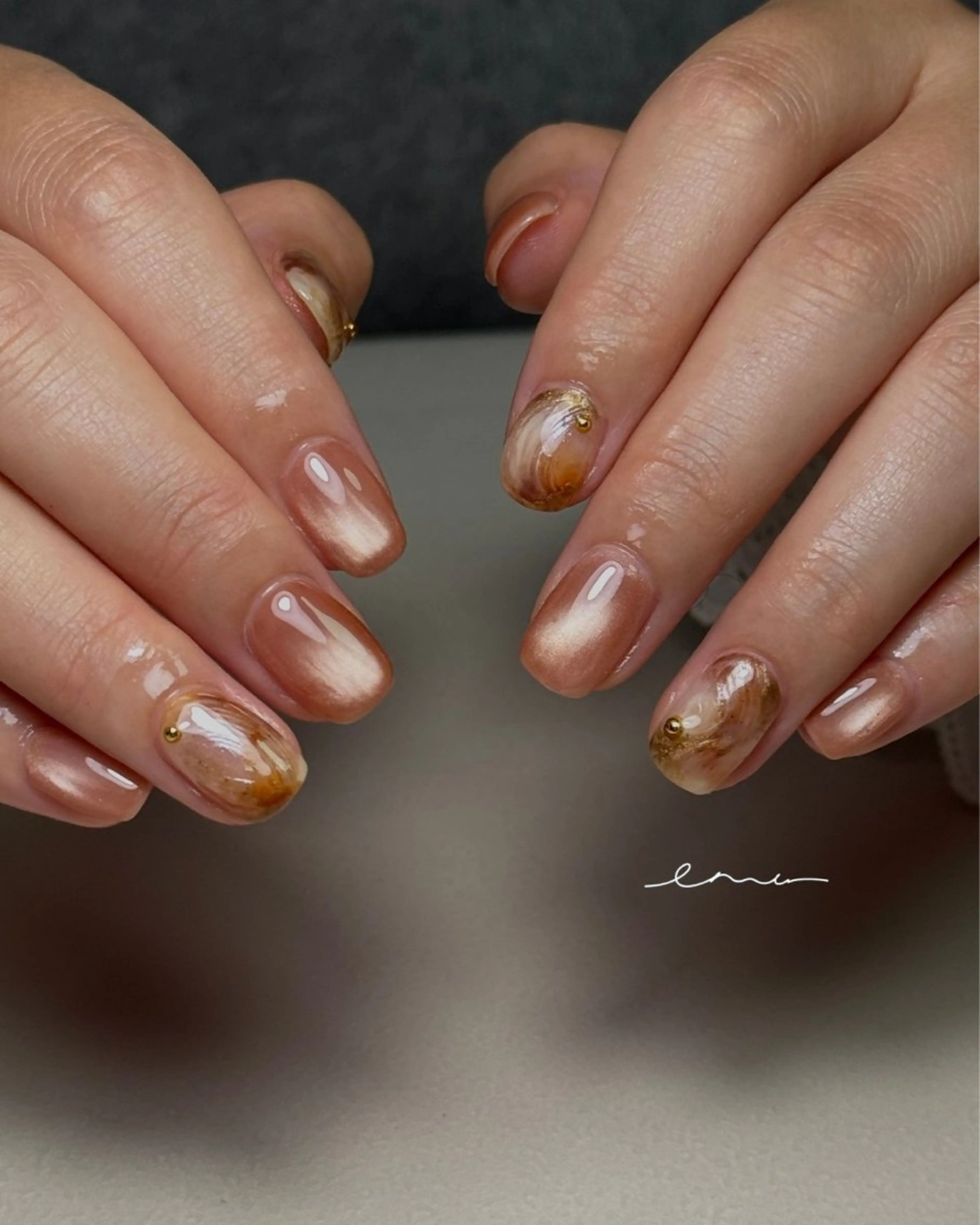 ネイル ハンドネイル nail salon émuのネイルデザイン