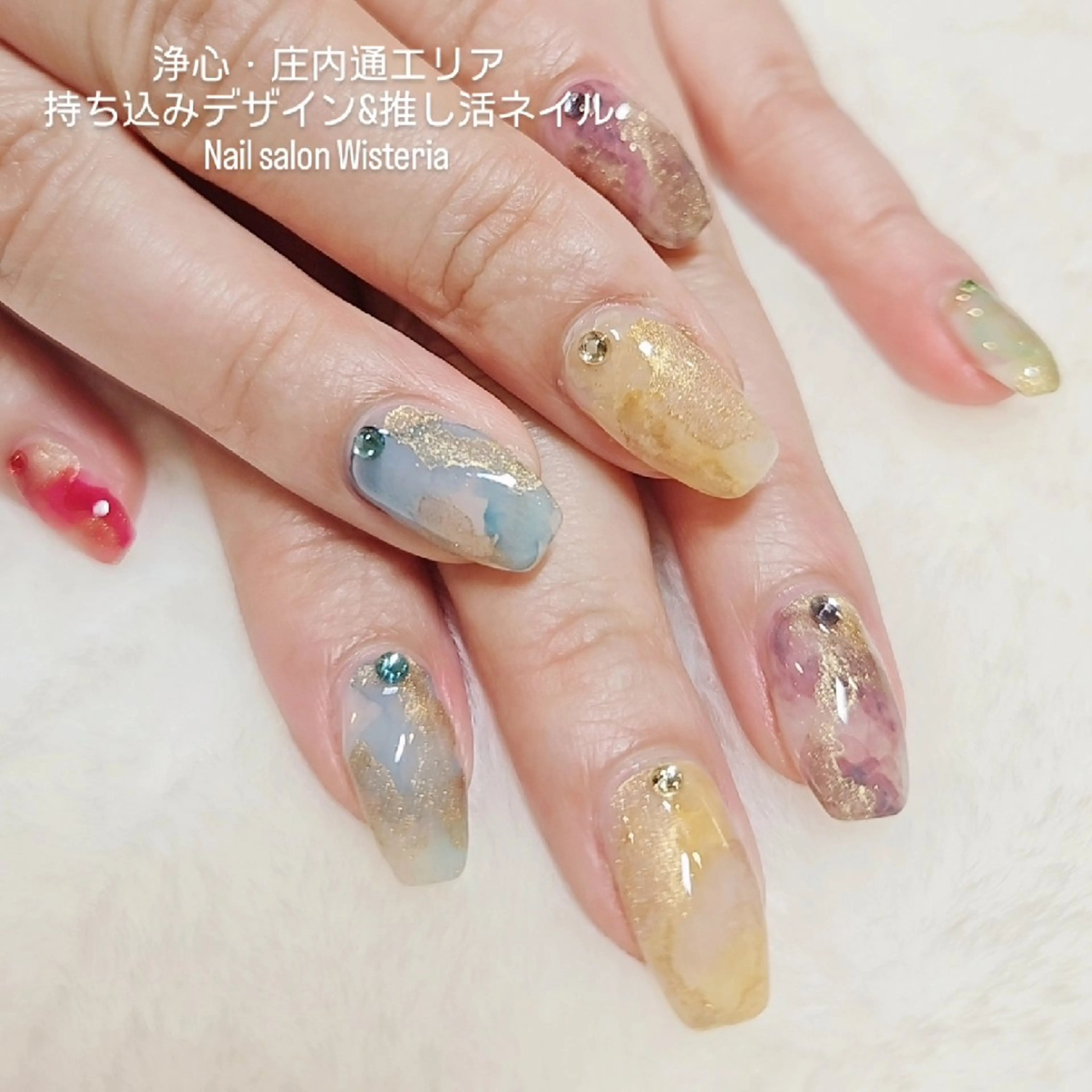 ネイル Nailsalon Wisteriaのネイルデザイン