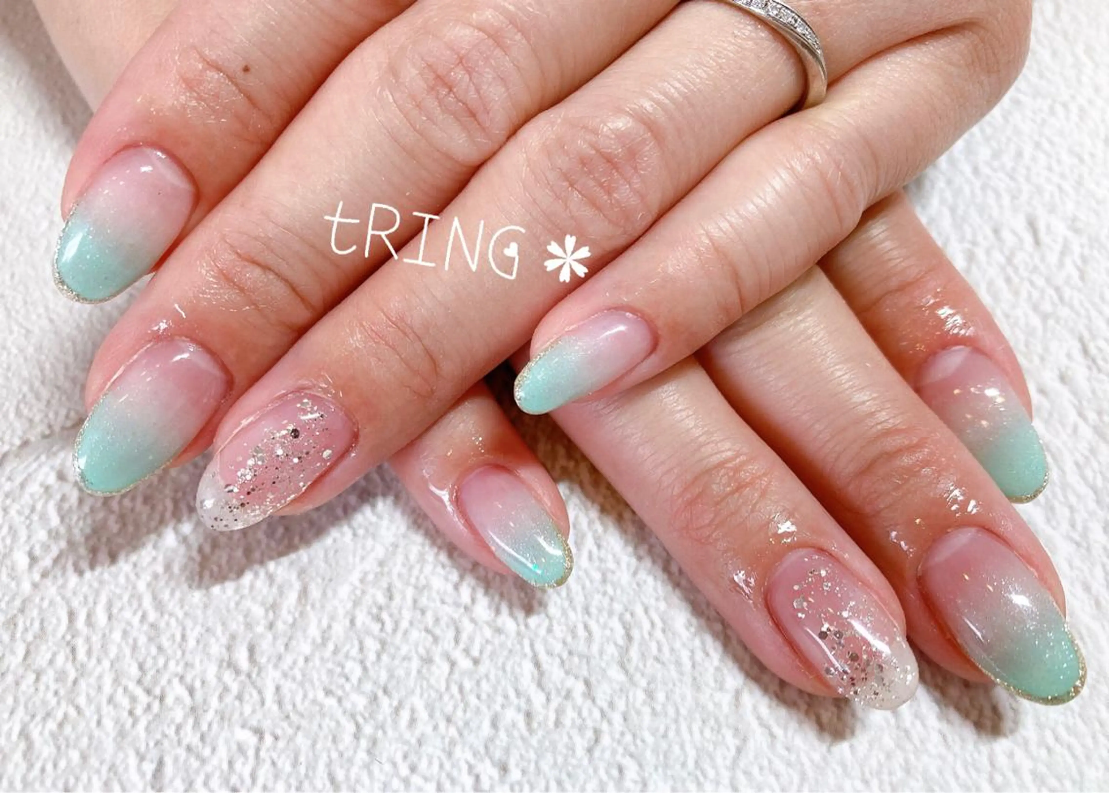 ネイル ハンドネイル tRING* しいの木台のネイルデザイン