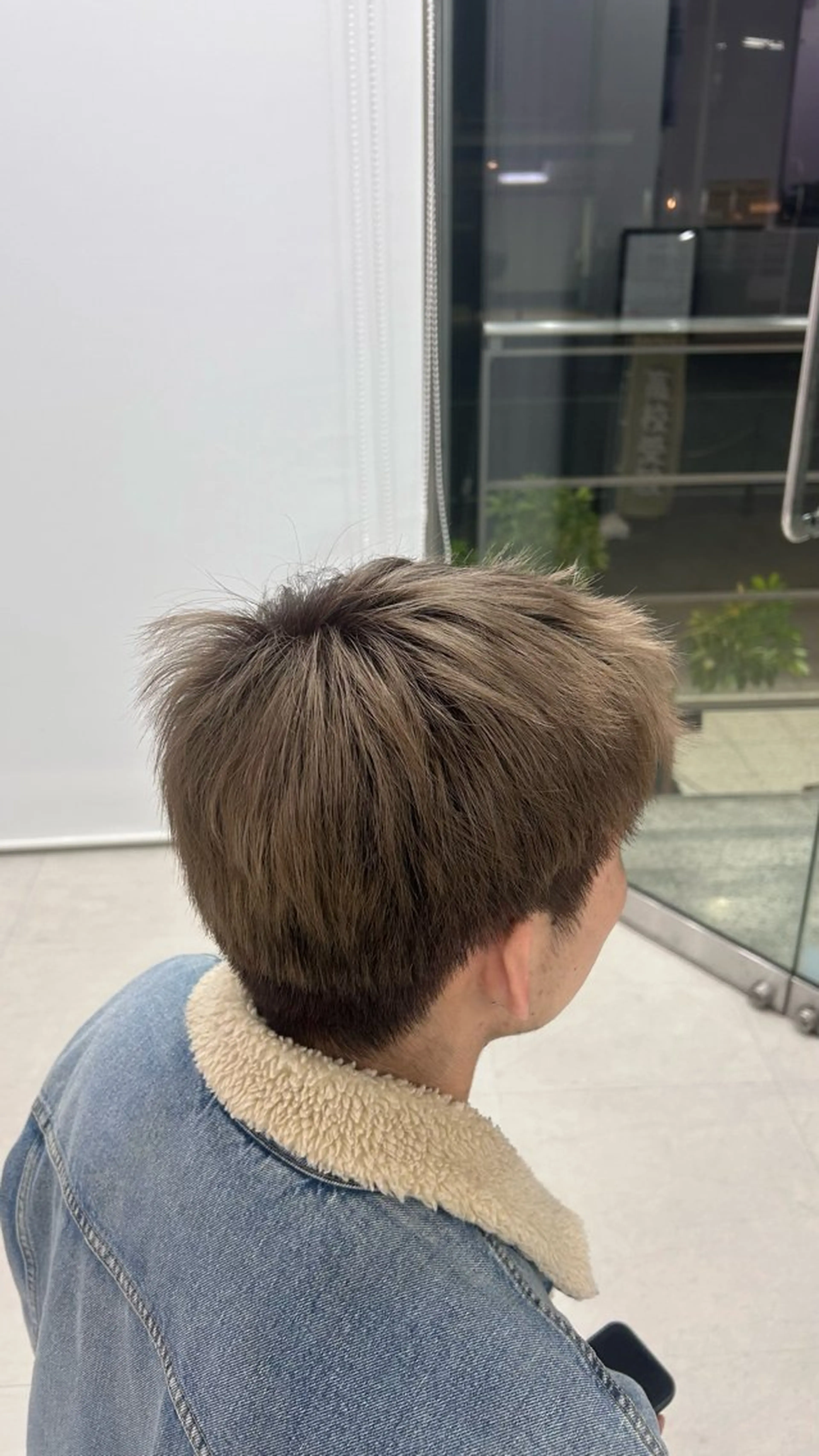 カラー ベージュカラー ミルクティーベージュ 松本 メリーユミのヘアスタイル