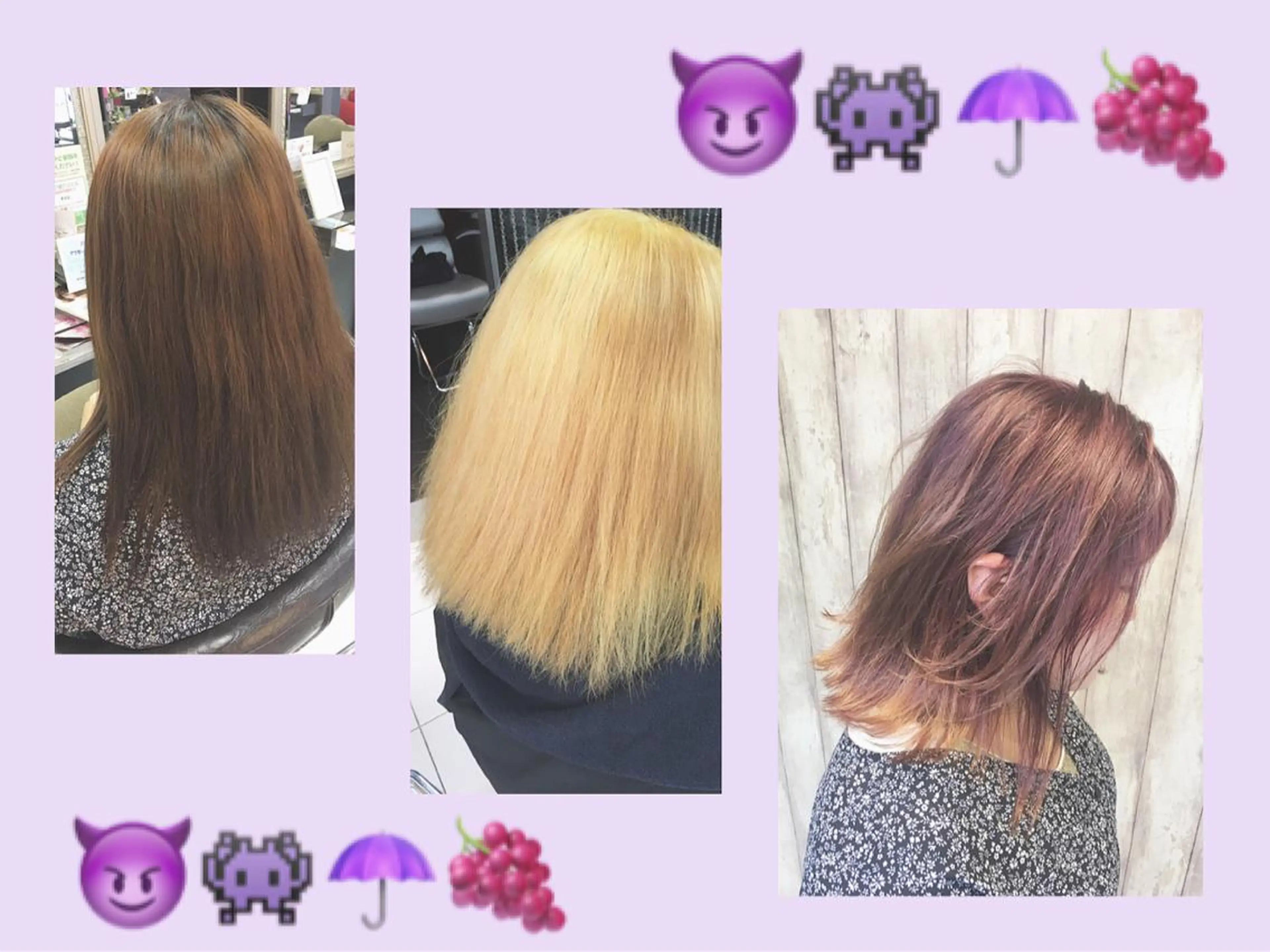 ミディアム カラー ダブルカラー boutique misakiのヘアスタイル