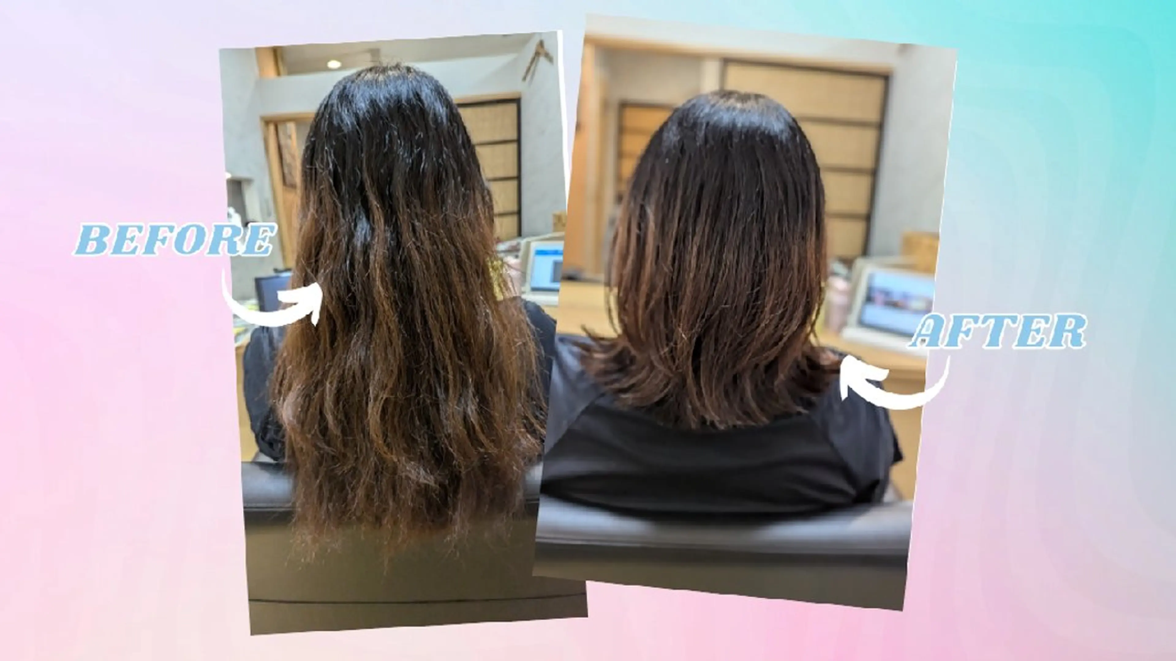 ロング カット 髪屋こころ 峯村 衣舞のヘアスタイル