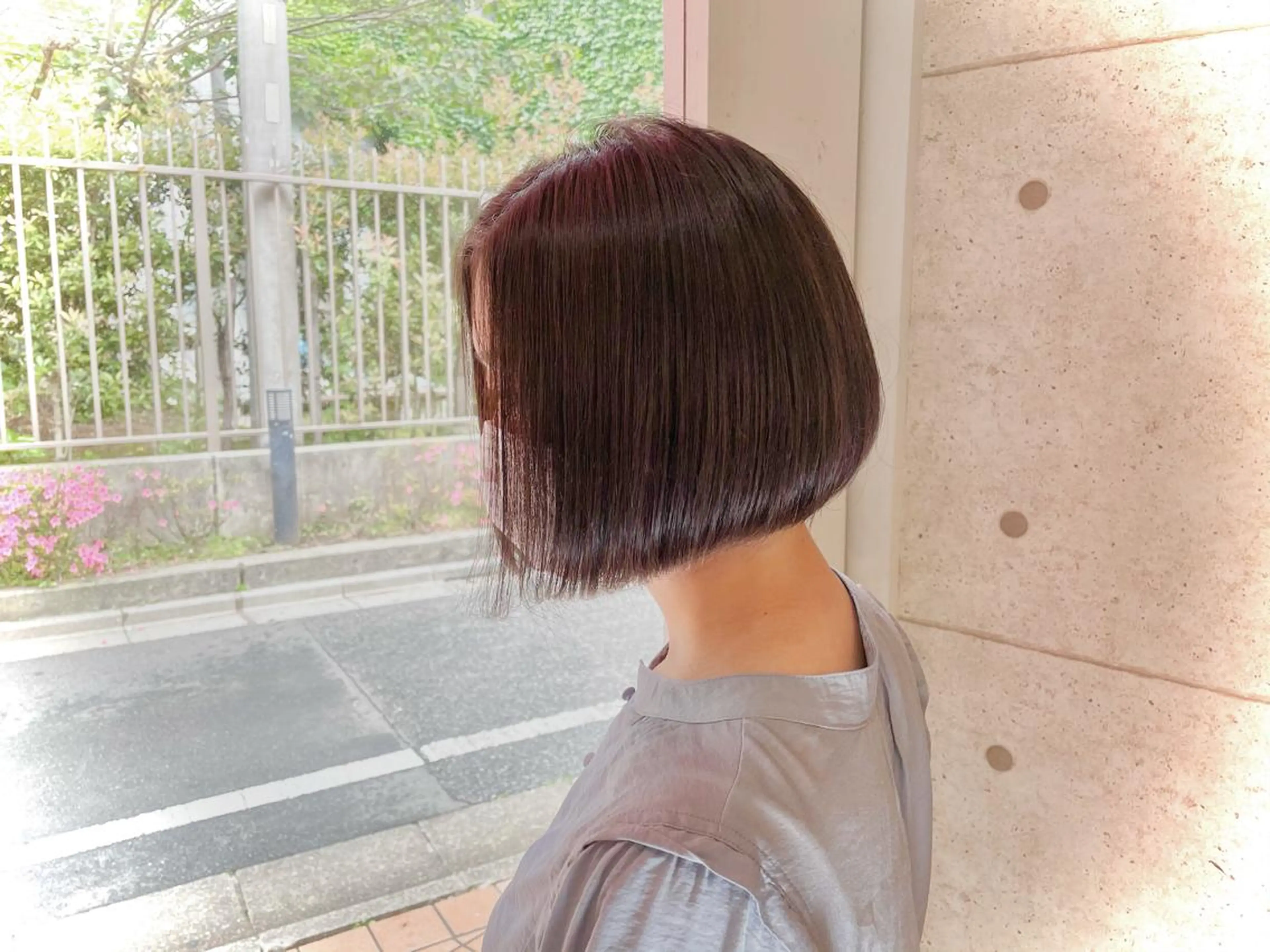 ショート カラー ボブ カット 1日1名様限定 予約可能のヘアスタイル