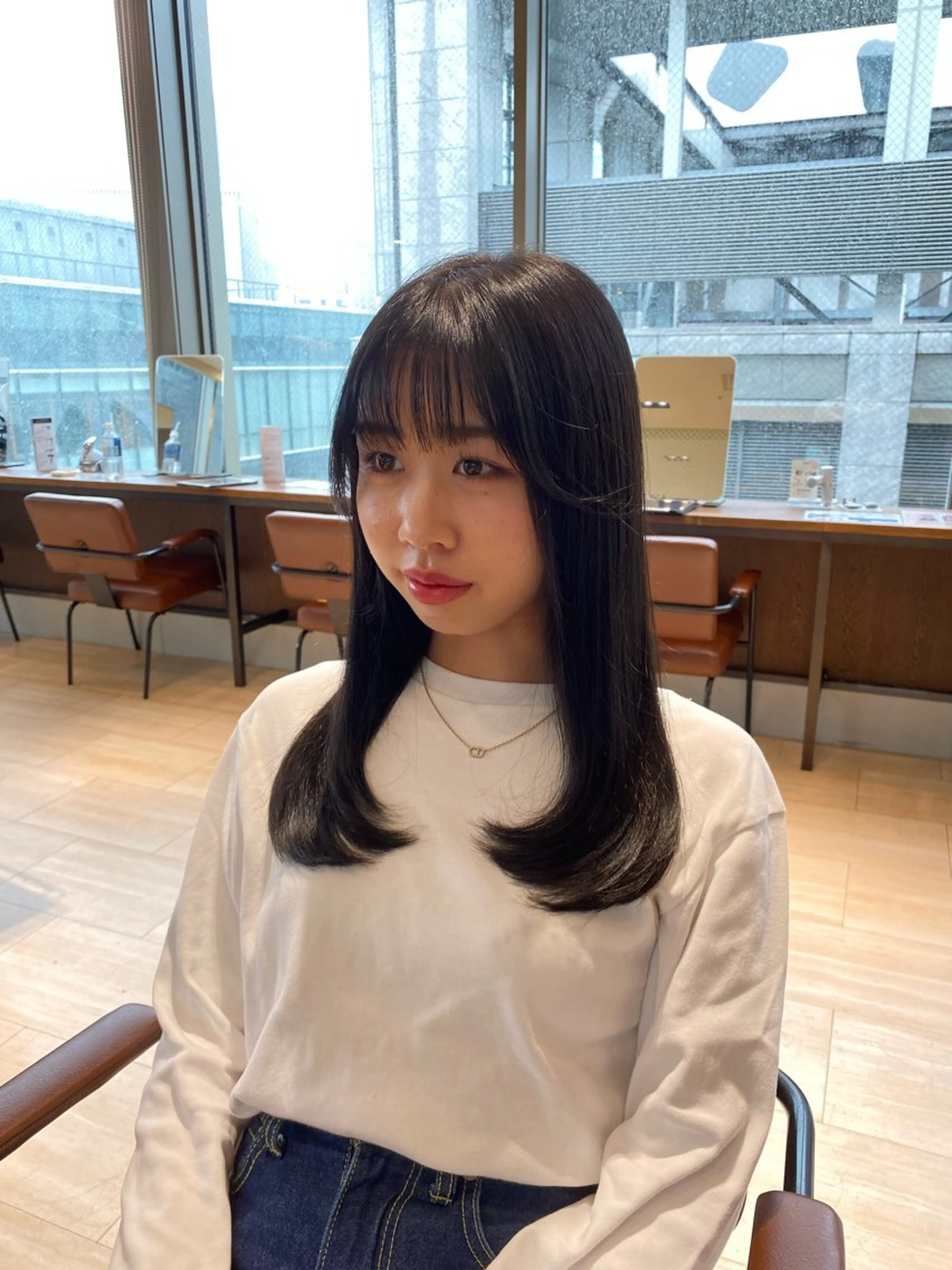 ミディアム カラー 髙木美緒🌿 レイヤー/アレンジのヘアスタイル