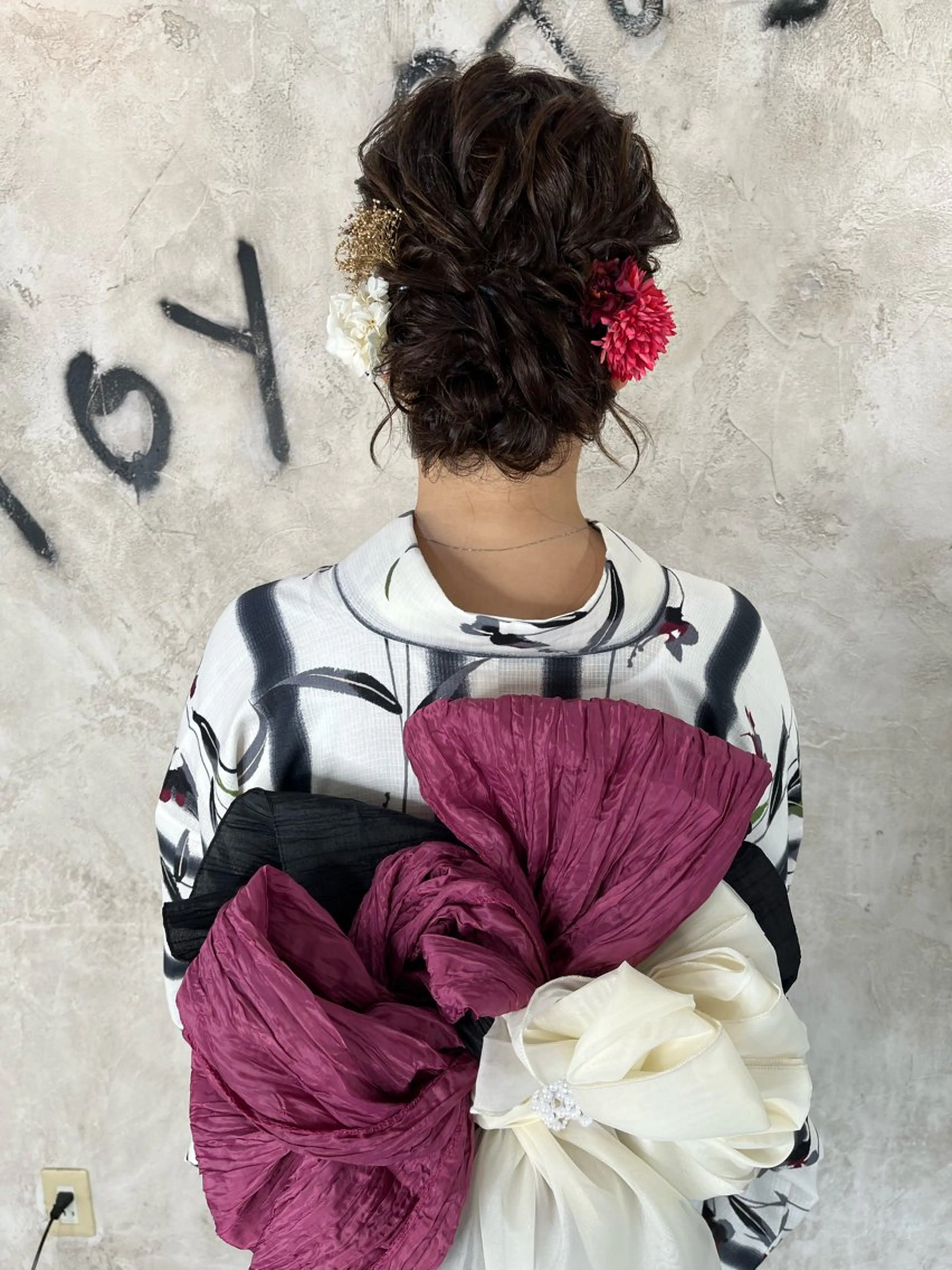 セミロング 浴衣 ヘアセット Atelier所属・Atelier 大内のヘアスタイル