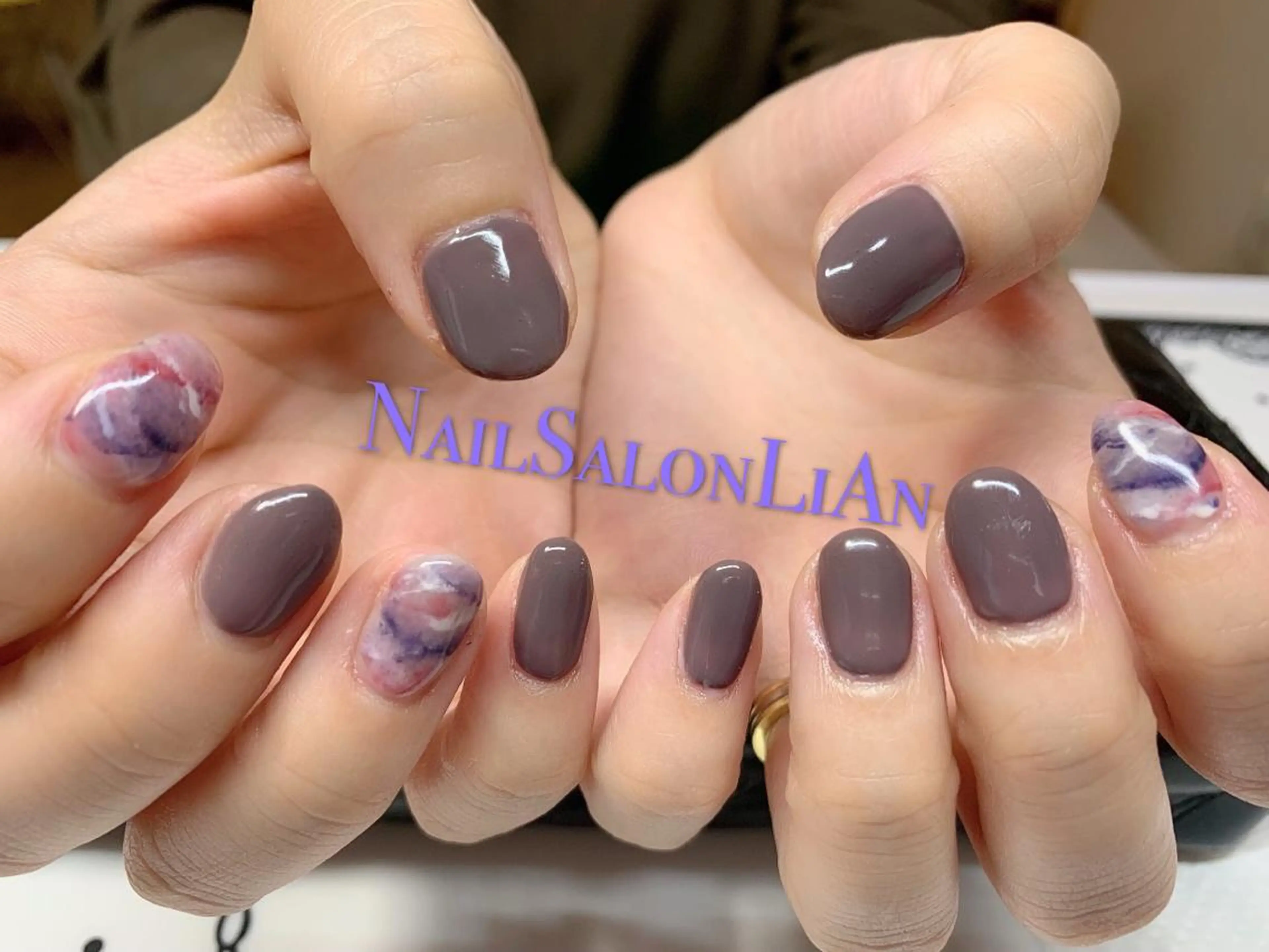 ネイル 持ち込み ハンドネイル NailSalon LiAnのネイルデザイン