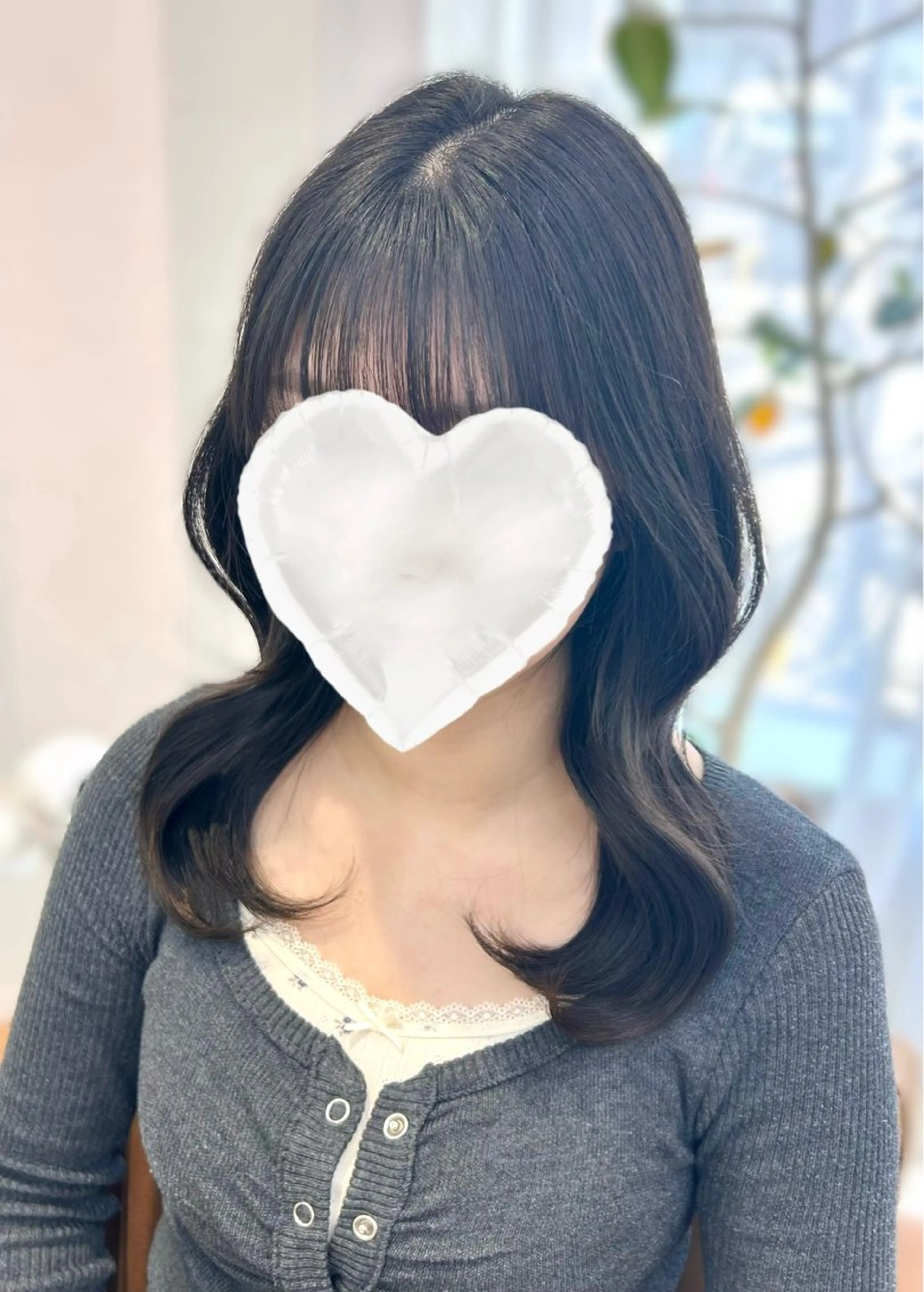 ミディアム くびれヘア 顔周りカット 原宿/レイヤー/小顔 カット/Miu🎀のヘアスタイル