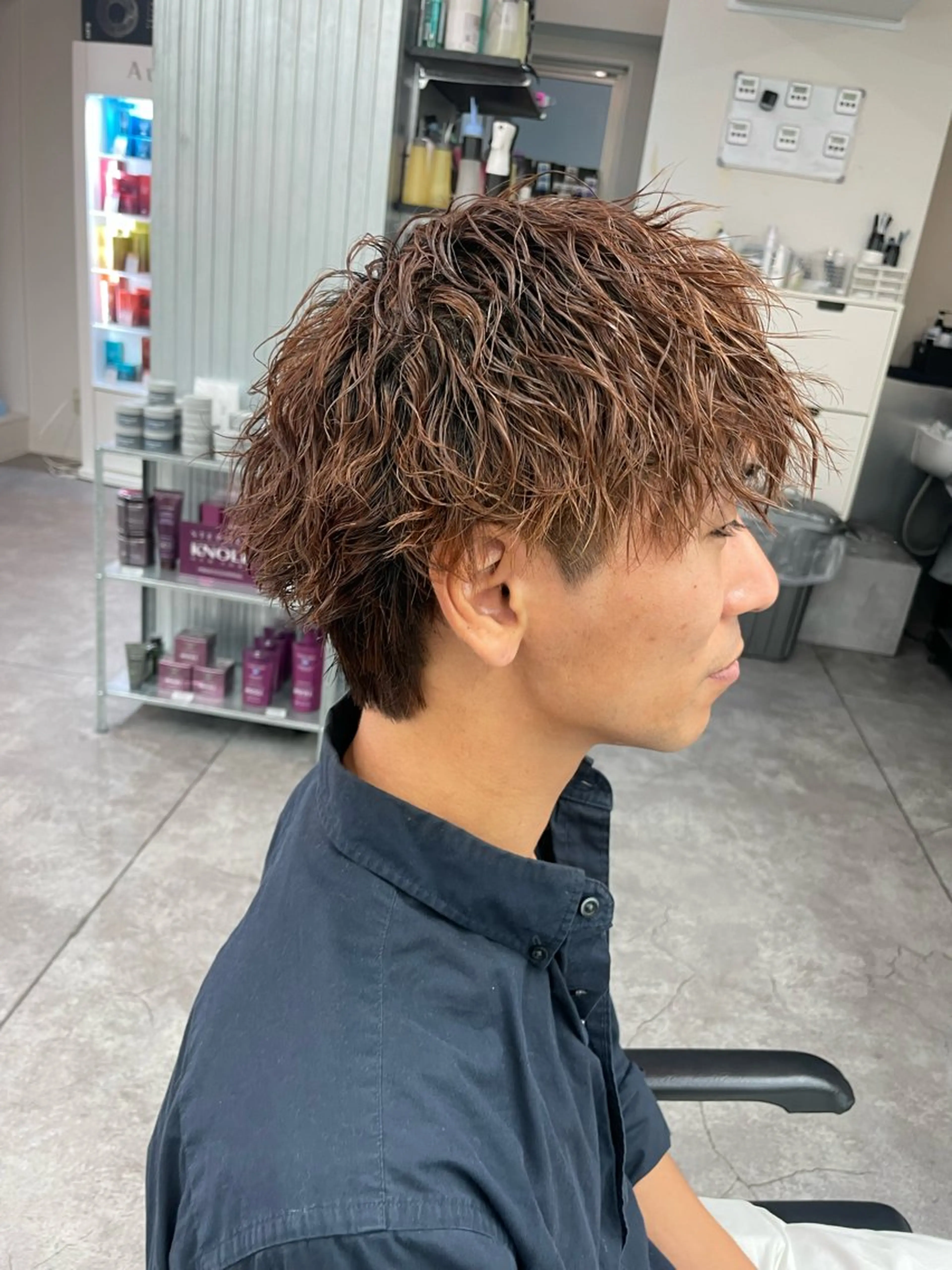 パーマ メンズ カット パーマ 町田エリアＮｏ．１/ パーマ特化/太田京希のヘアスタイル