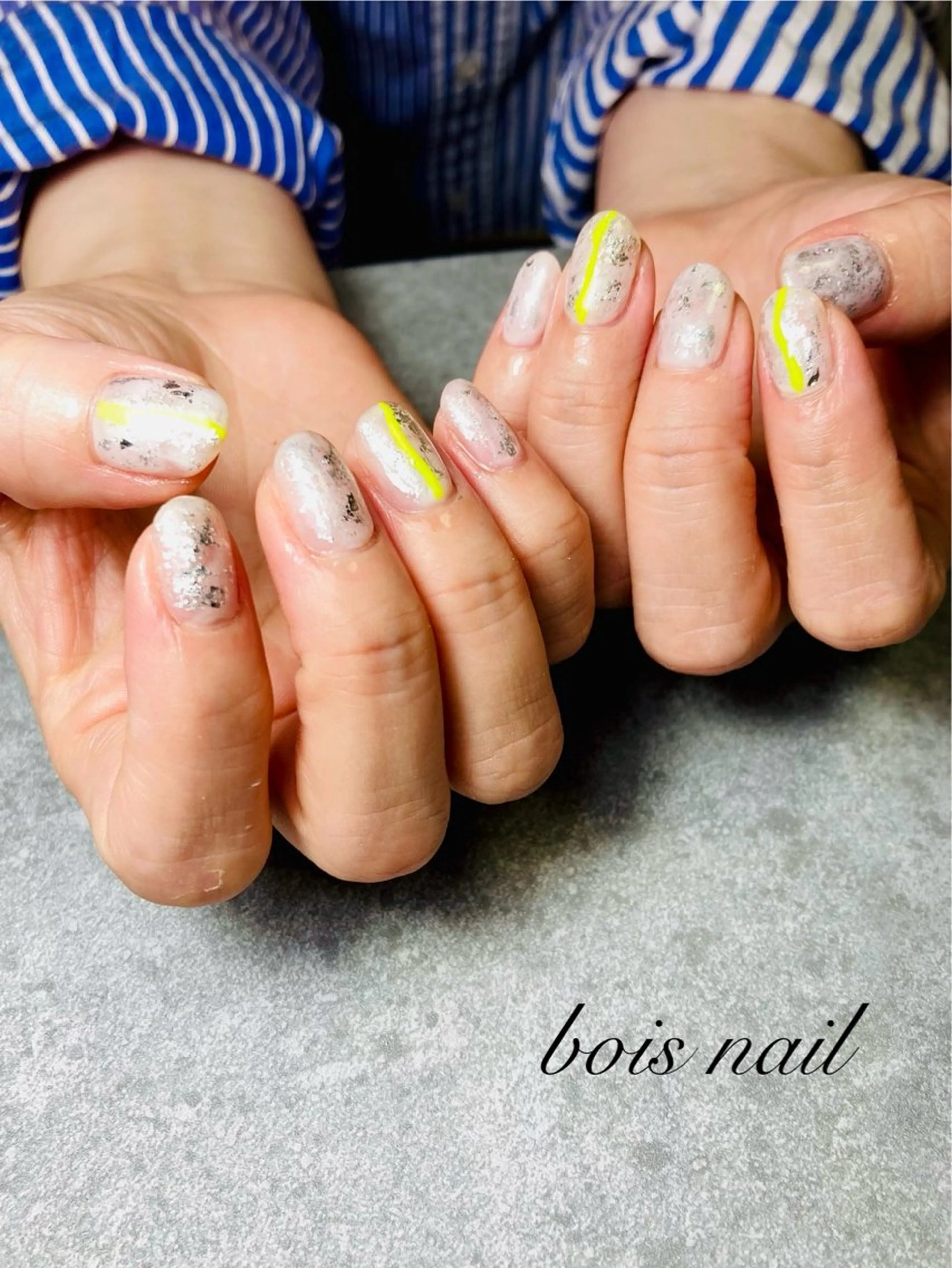 ネイル ニュアンスネイル bois nail ボワネイル北巽のネイルデザイン