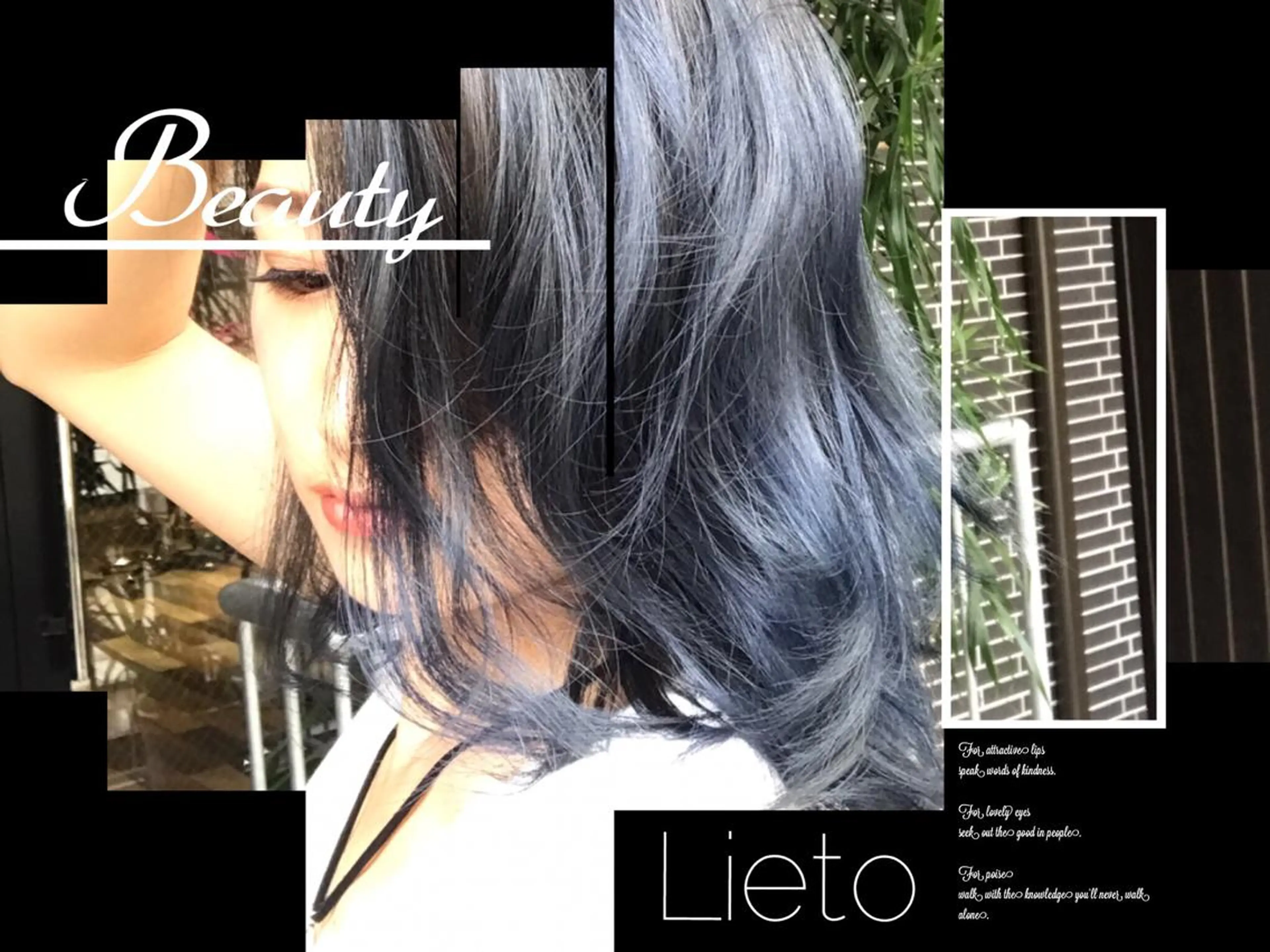 ミディアム カラー ヘアアレンジ キッズ マツエク・マツパ アッシュ ダブルカラー ヘア&カフェ ♡リエットのマツエク・マツパデザイン