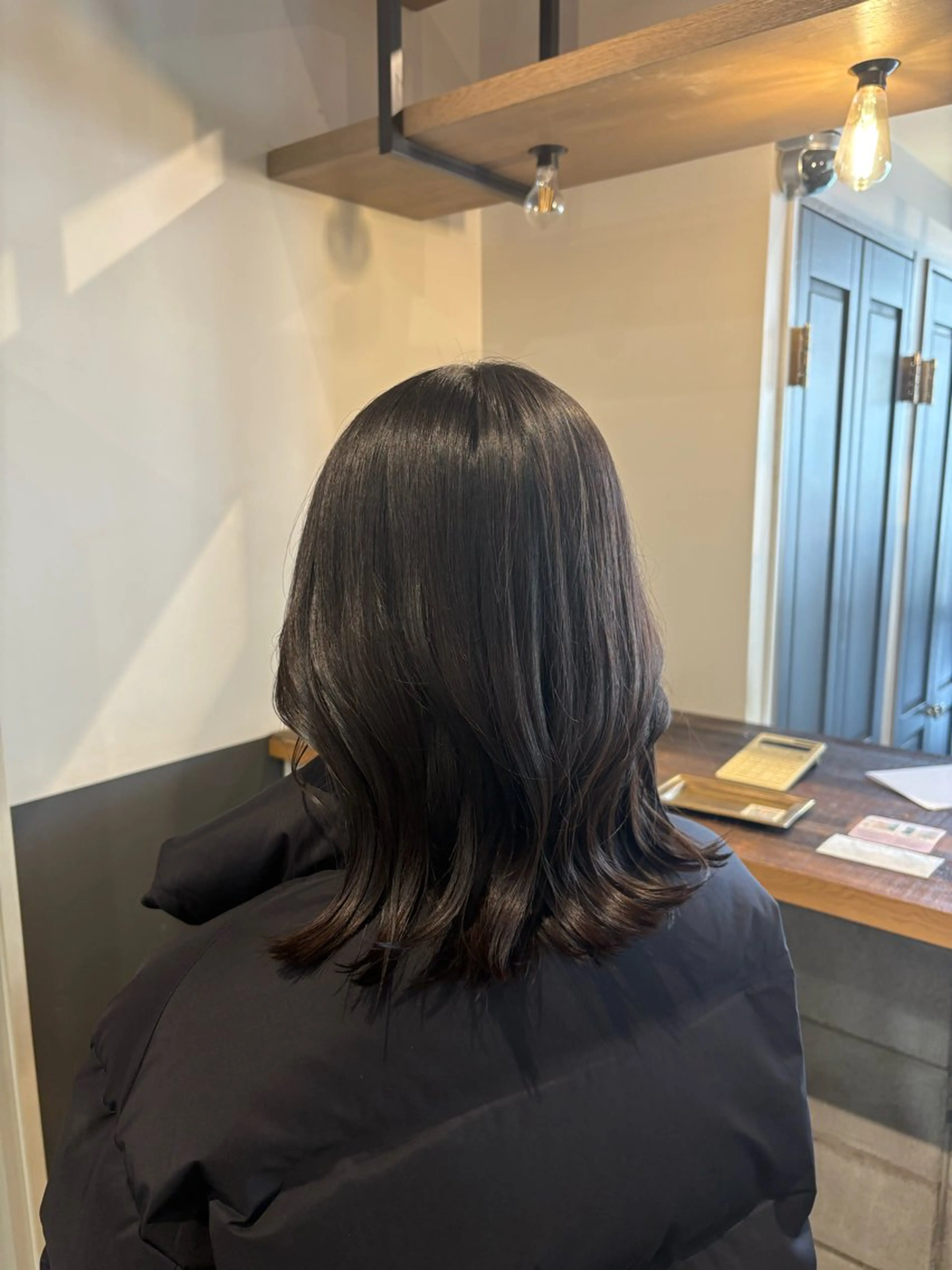 ミディアム カラー 透明感カラー/に合わ せカット/サクラ🌸のヘアスタイル