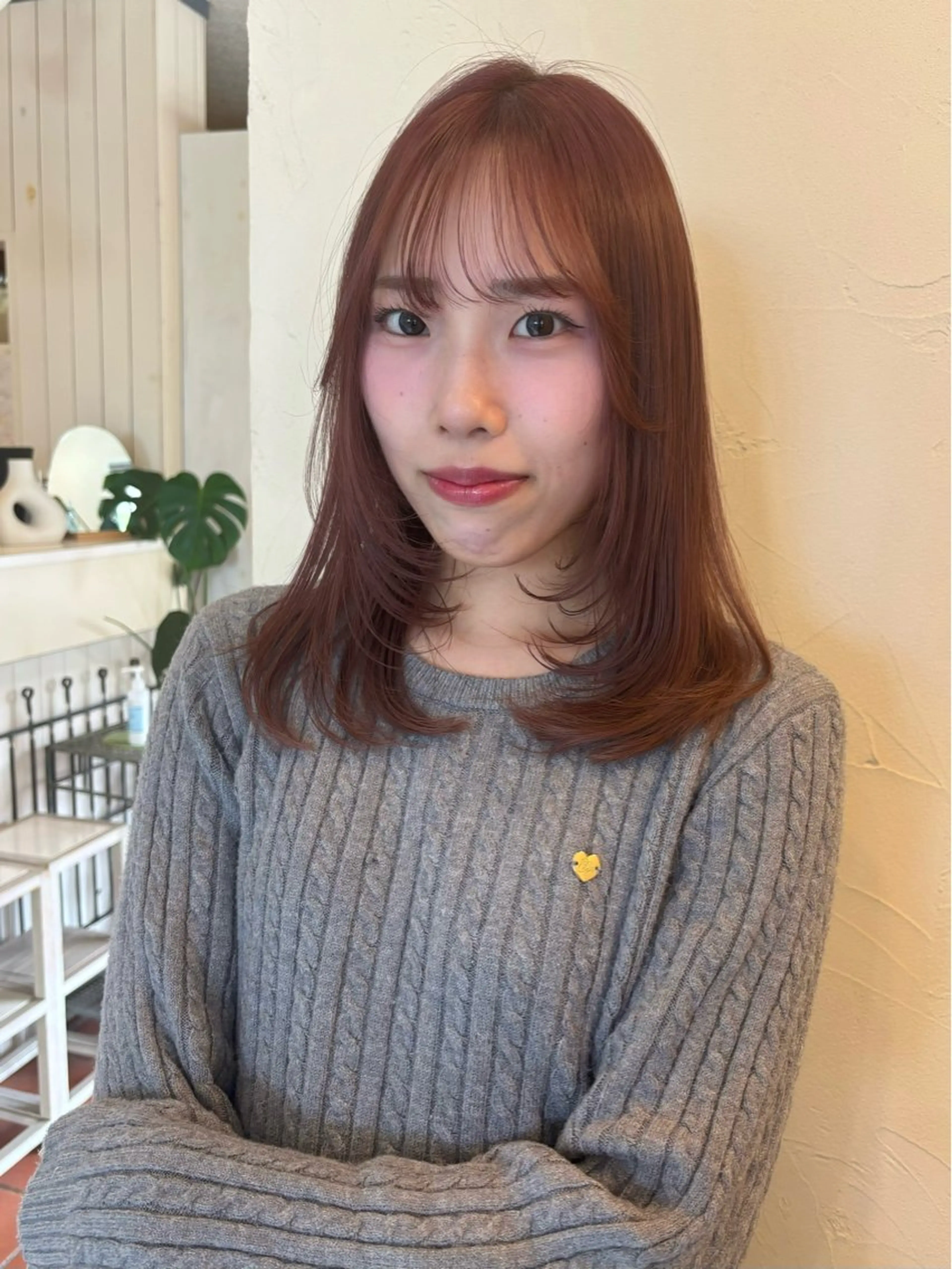 セミロング ヘアカラー リトルガーデン/ yuka🧁‎‎のヘアスタイル