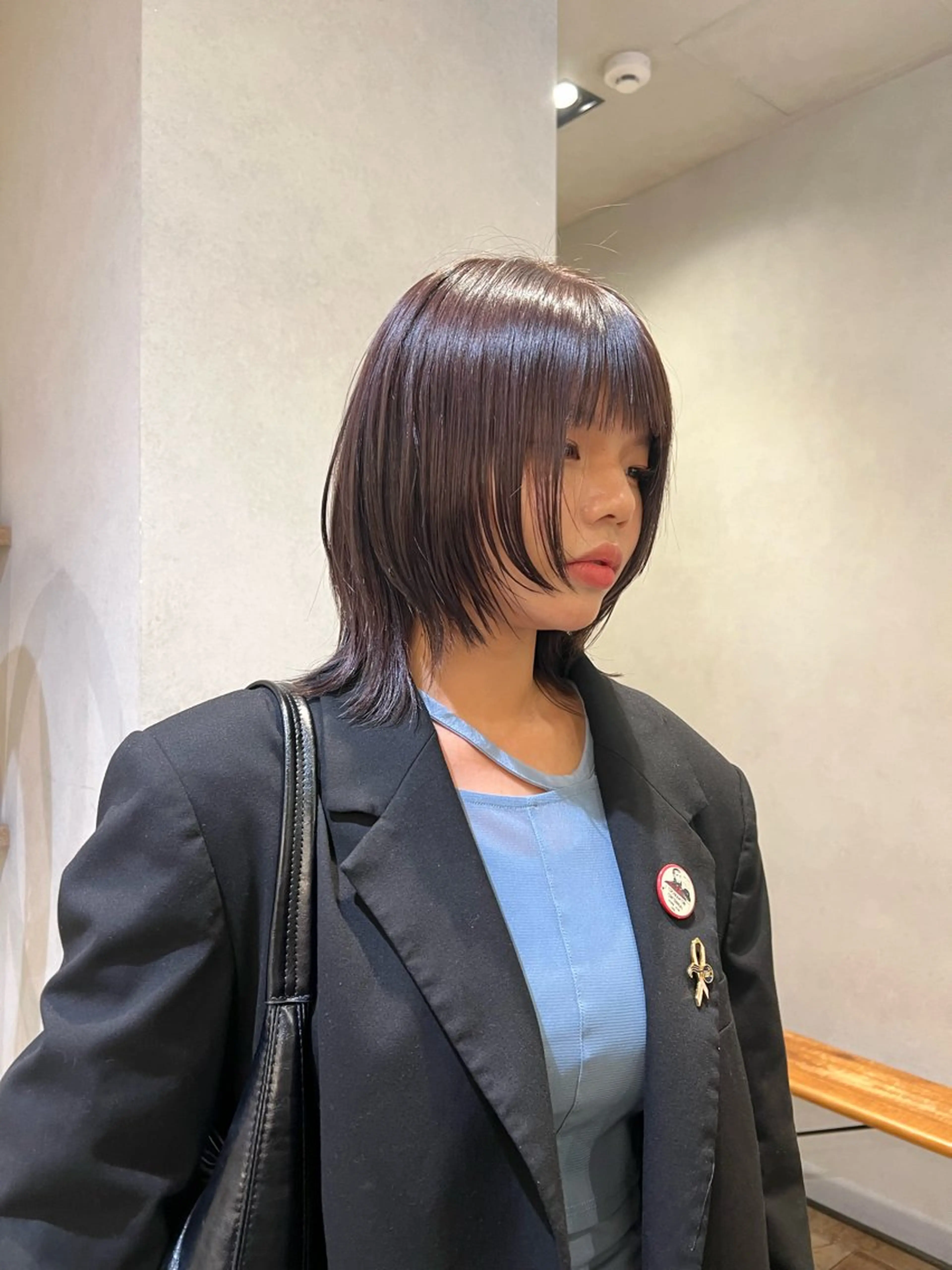 カラー ヘアカラー canaan 銀座店所属・ダブルカラー/ 透明感カラー/上村凜のヘアスタイル