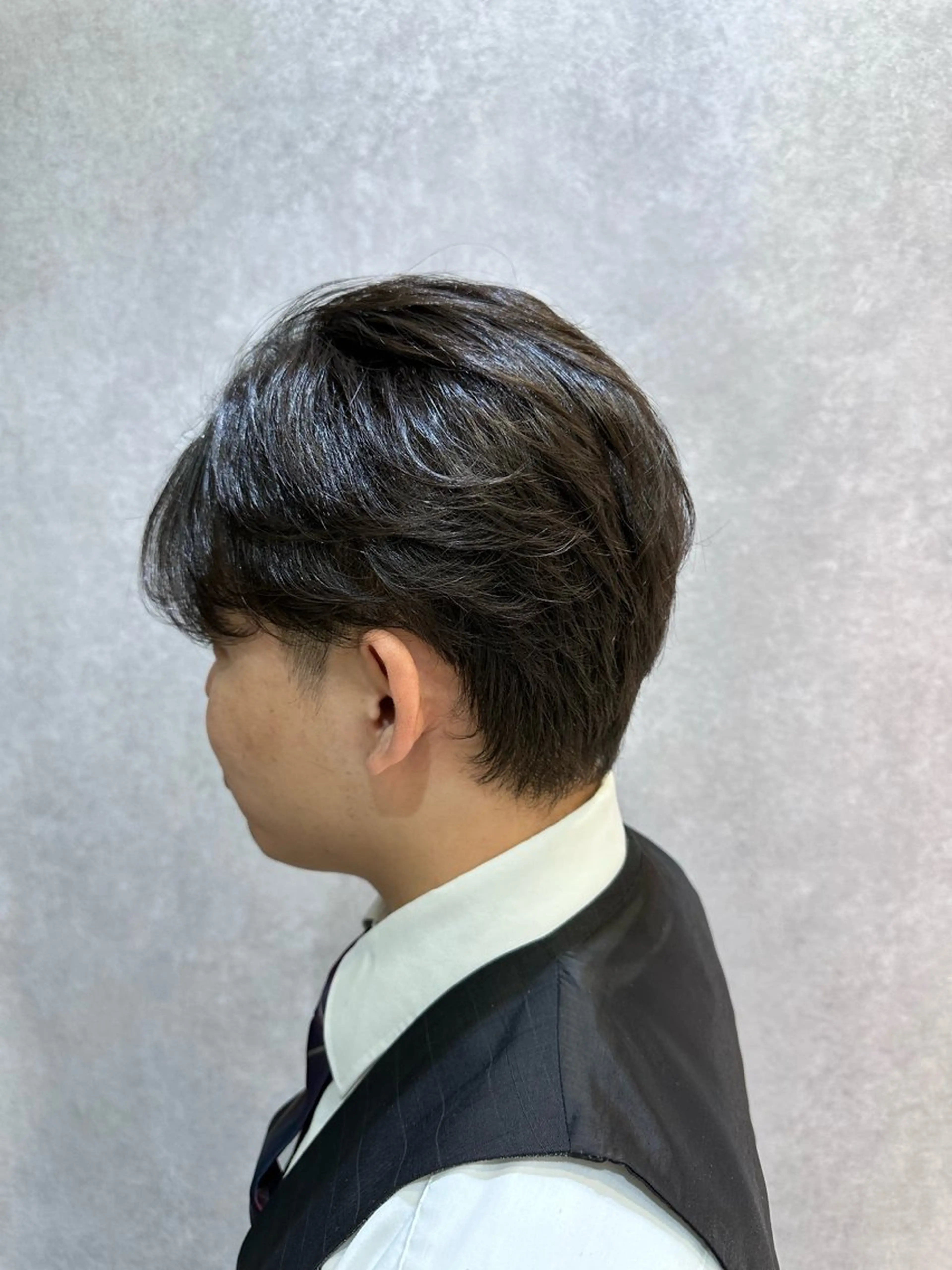 メンズ カット 縮毛矯正 🔸縮毛矯正/髪質 改善カラー石崎🔸のヘアスタイル