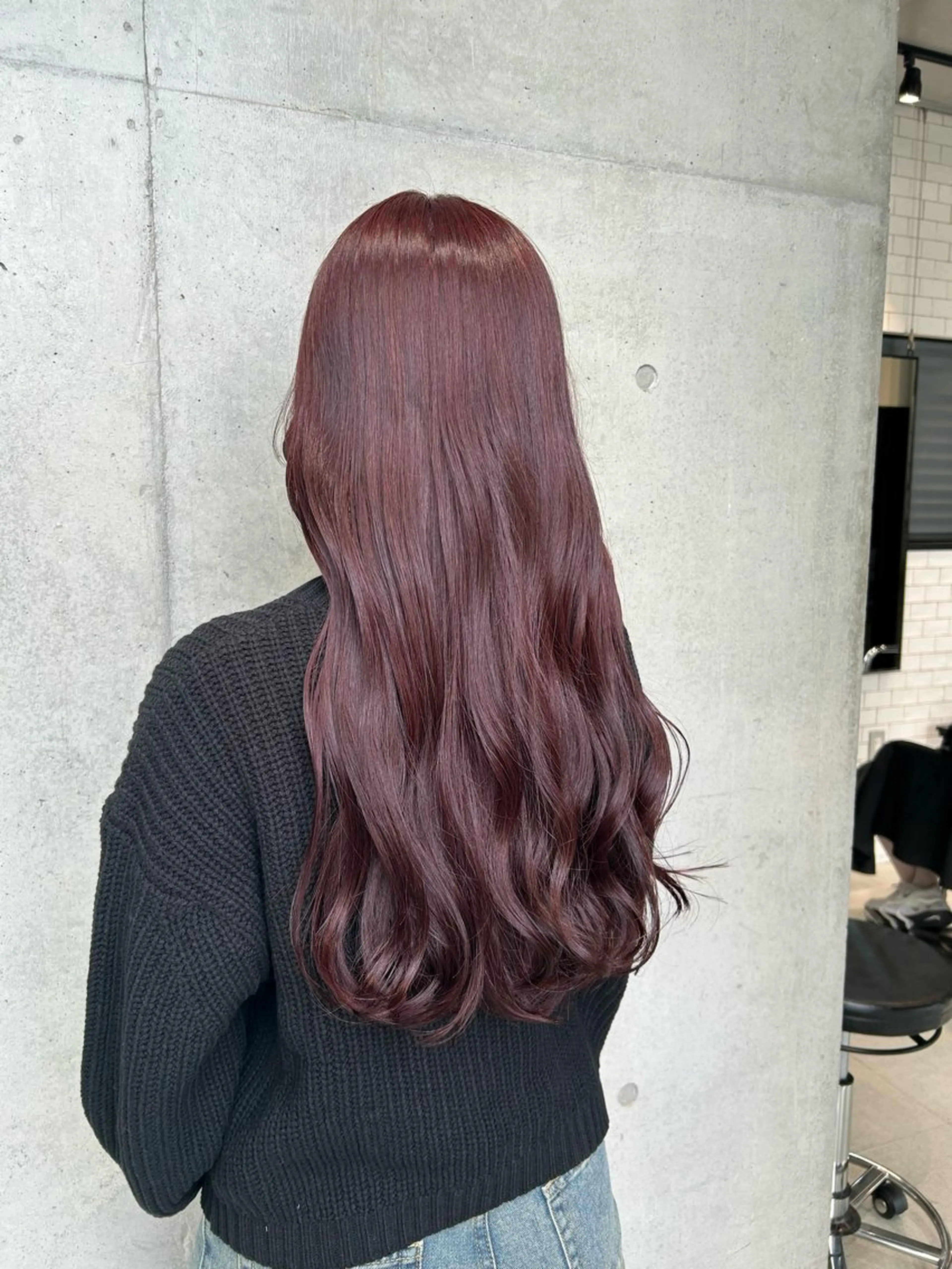 ロング カラー ヘアアレンジ ヘアカラー トリートメント ボブ艶モテカラー🫧 カリンのヘアスタイル