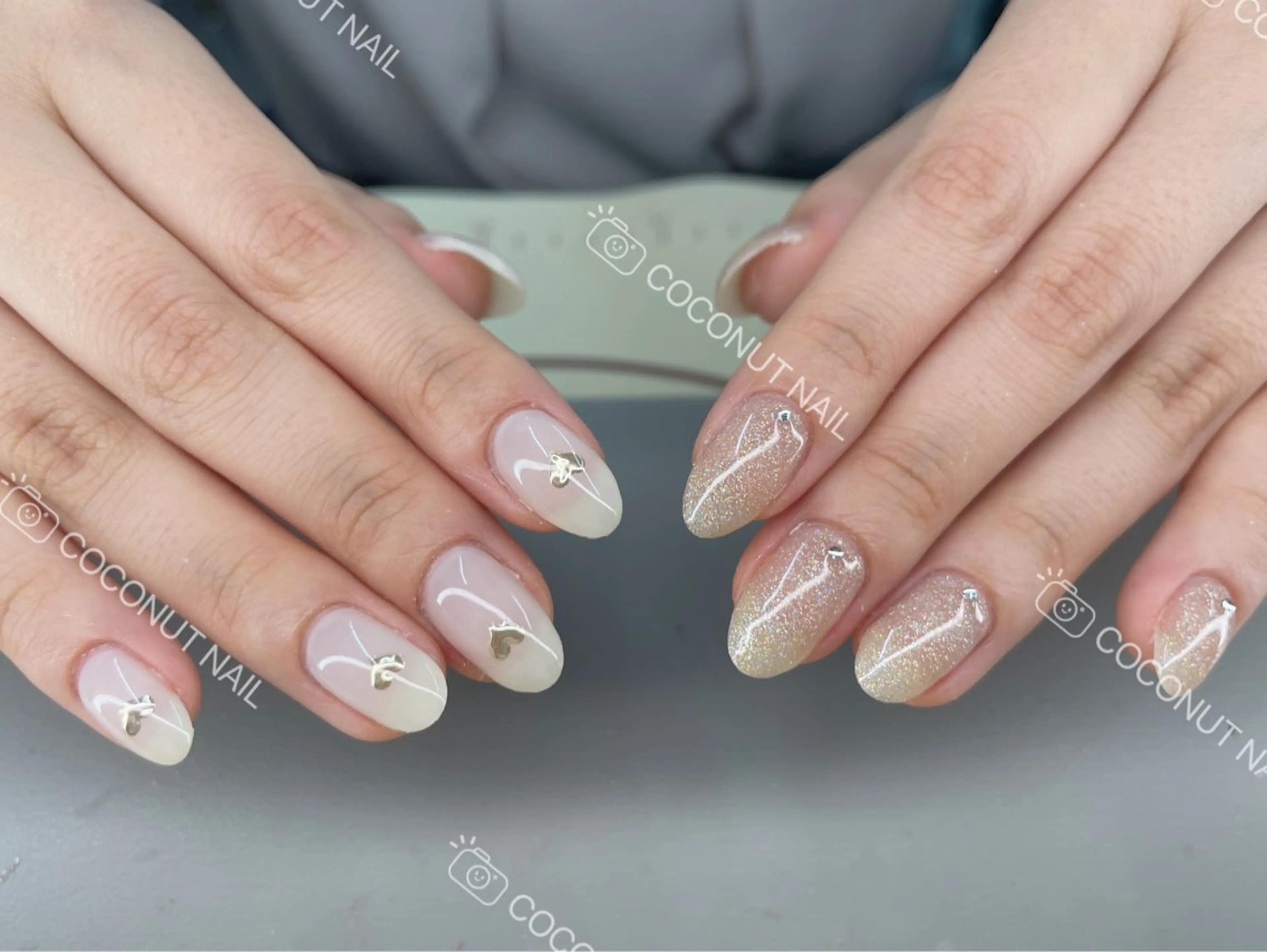 ネイル ハンドネイル 神田 ココナッツのネイルデザイン