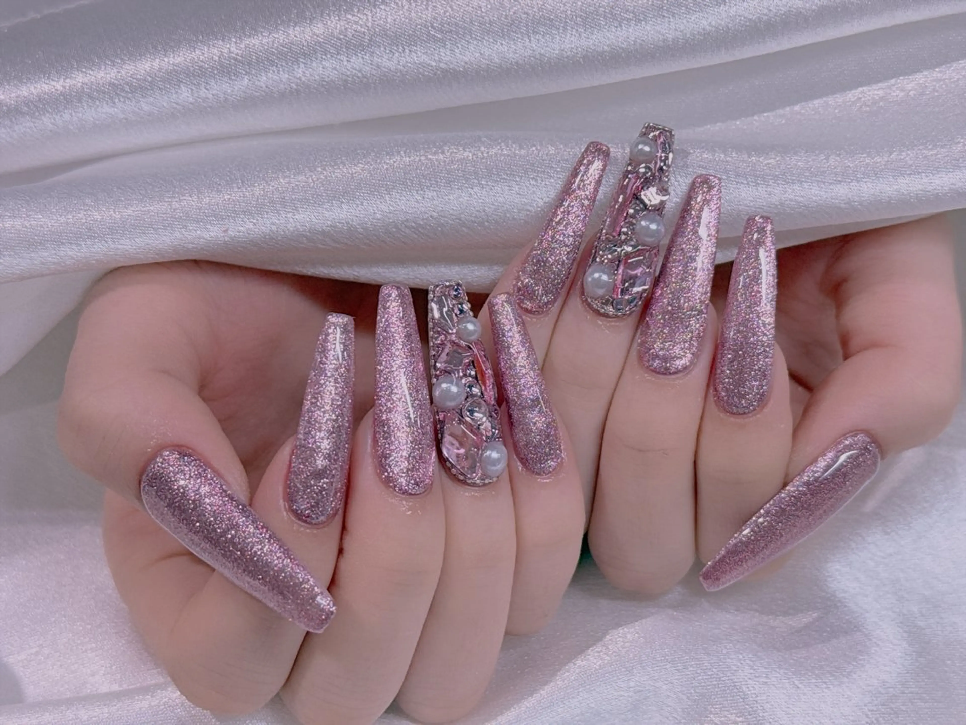 ネイル ハンドネイル 長さだし専門店 M2　rikaのネイルデザイン