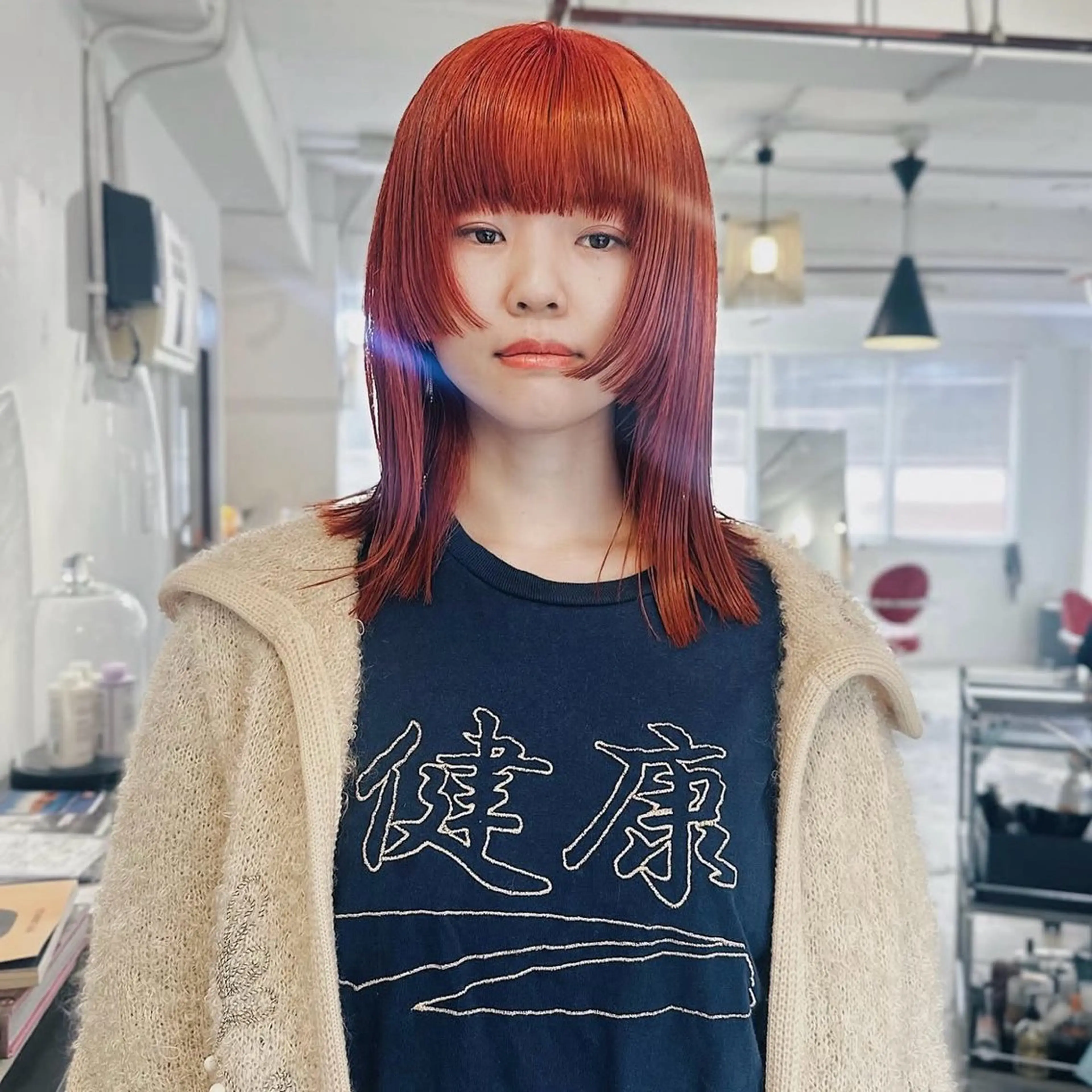 セミロング カラー ☆RUO☆/レイヤー /ハイトーンのヘアスタイル