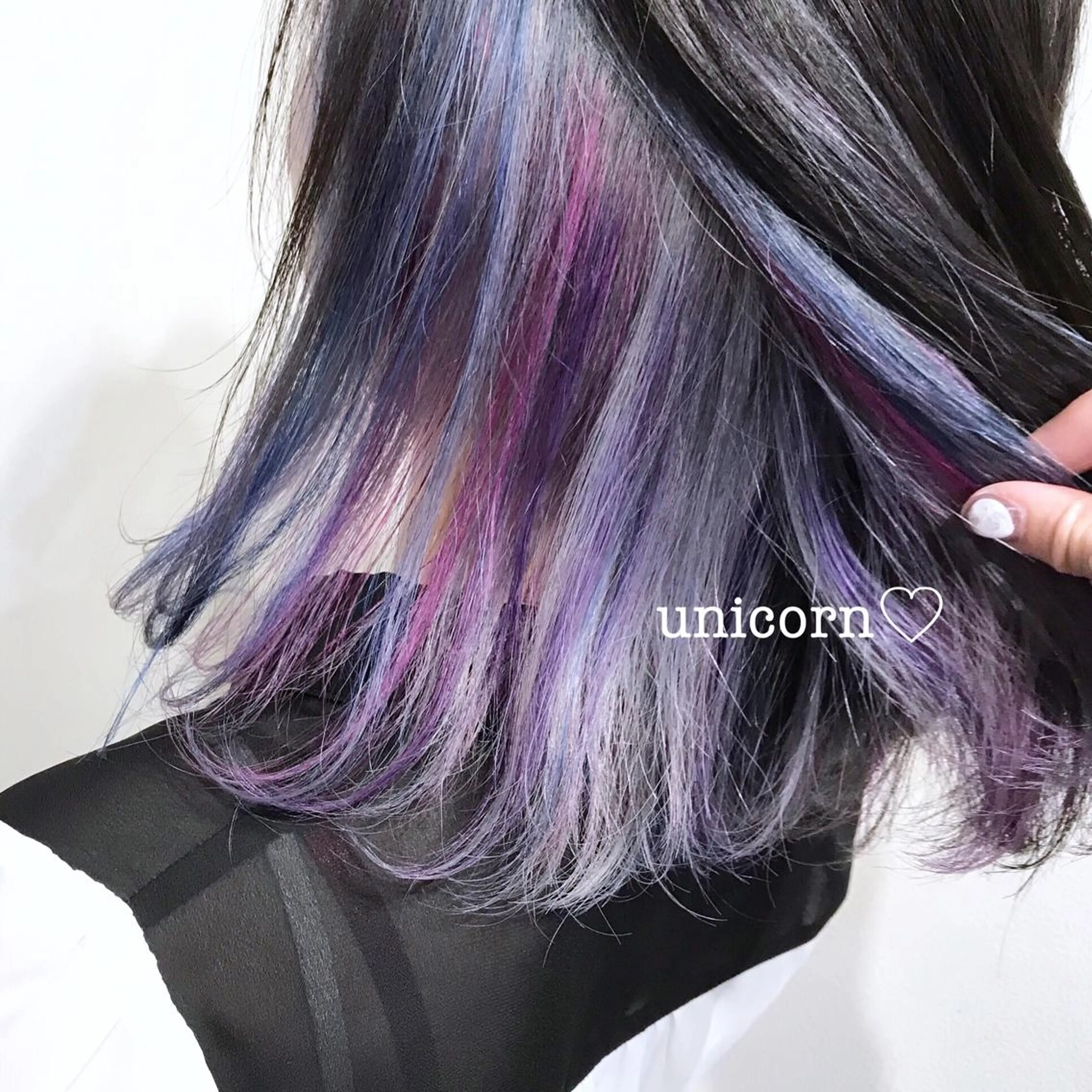 ミディアム カラー ヘアセット 似合わせ提案サラ艶♡ 彩華のヘアスタイル