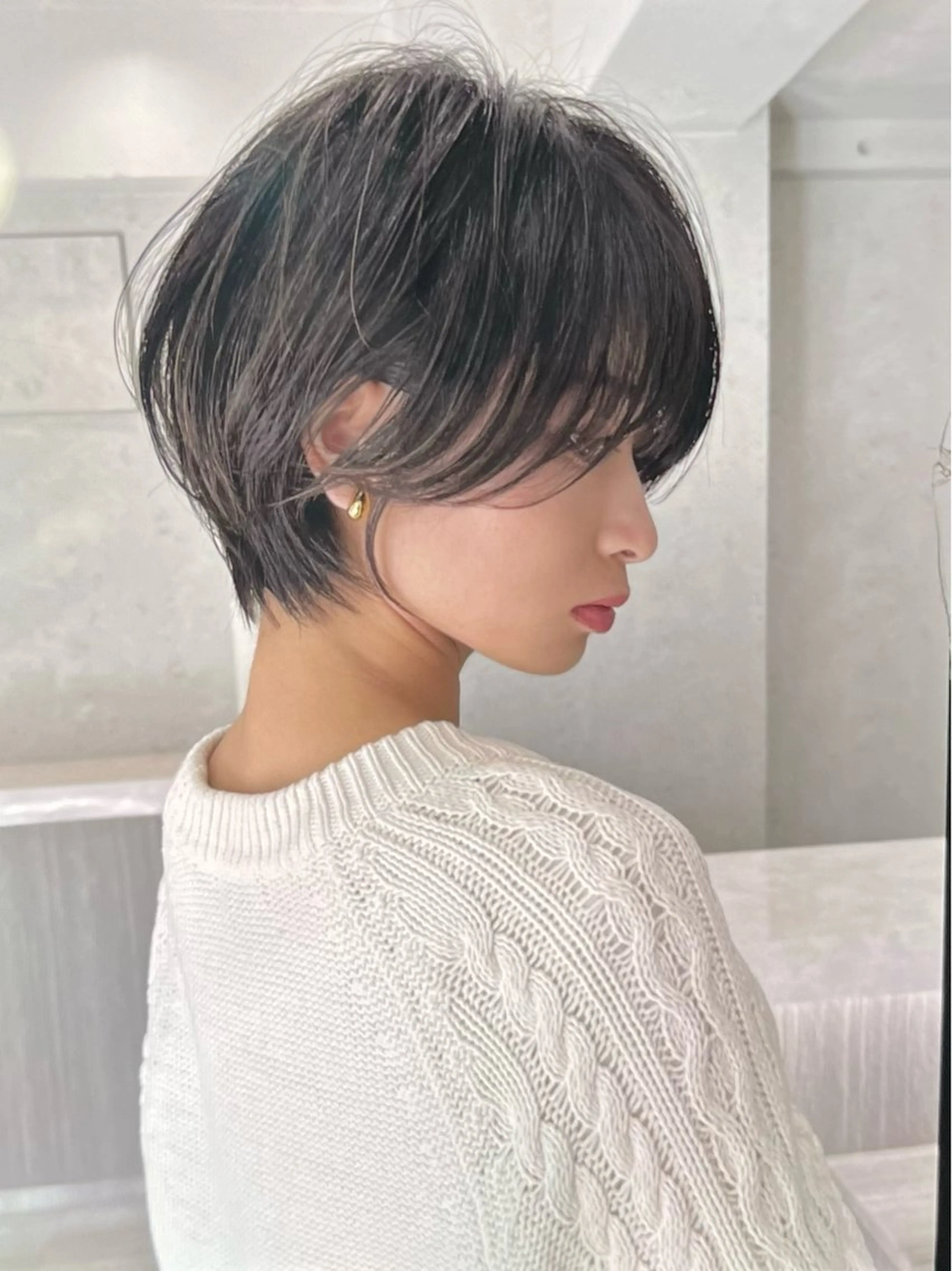 ショート ハンサムショート ショートヘア 縮毛矯正 特化生田のヘアスタイル