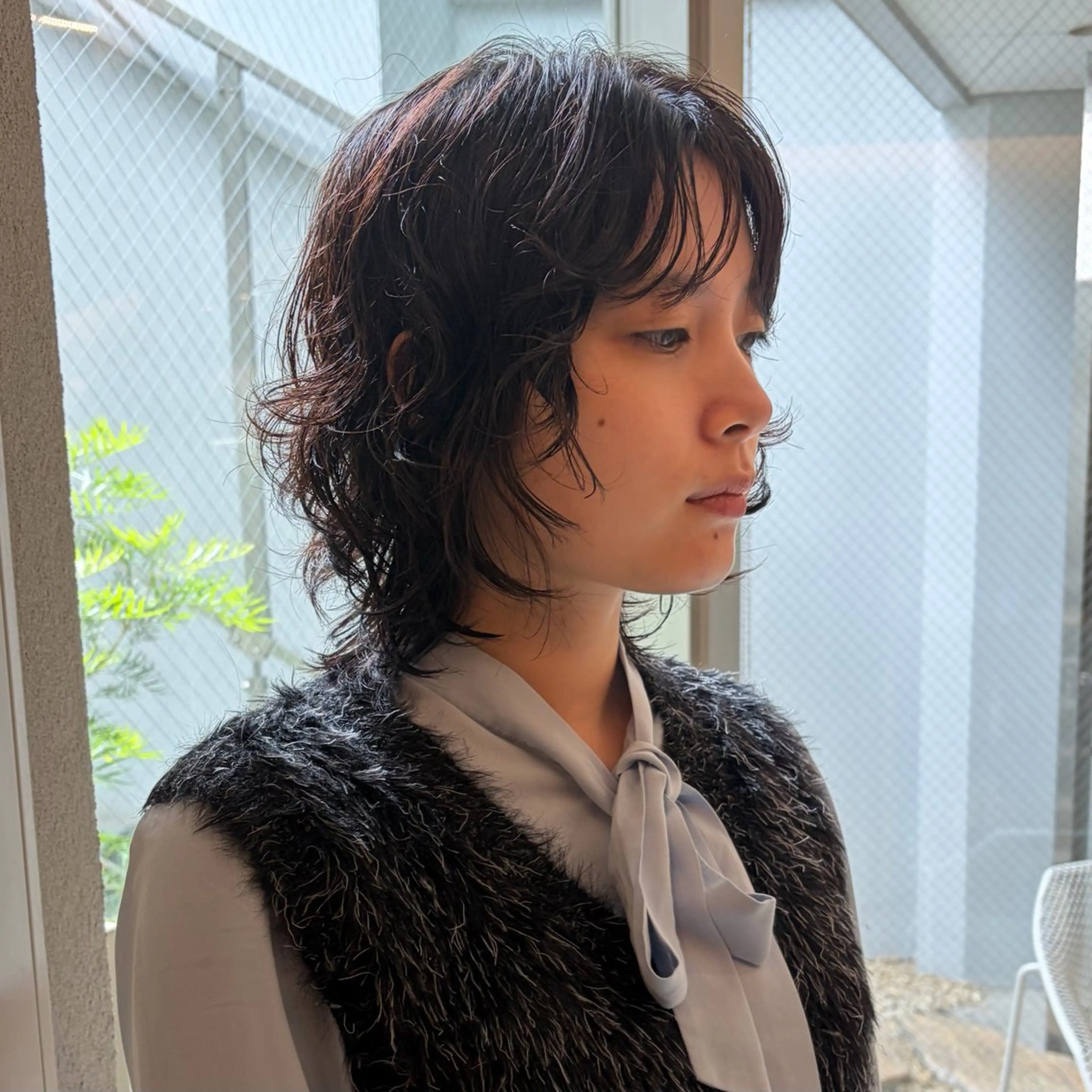 ショート パーマ カット パーマ トリートメント レイヤーカット🪄 ヘアセット🪄シホのヘアスタイル