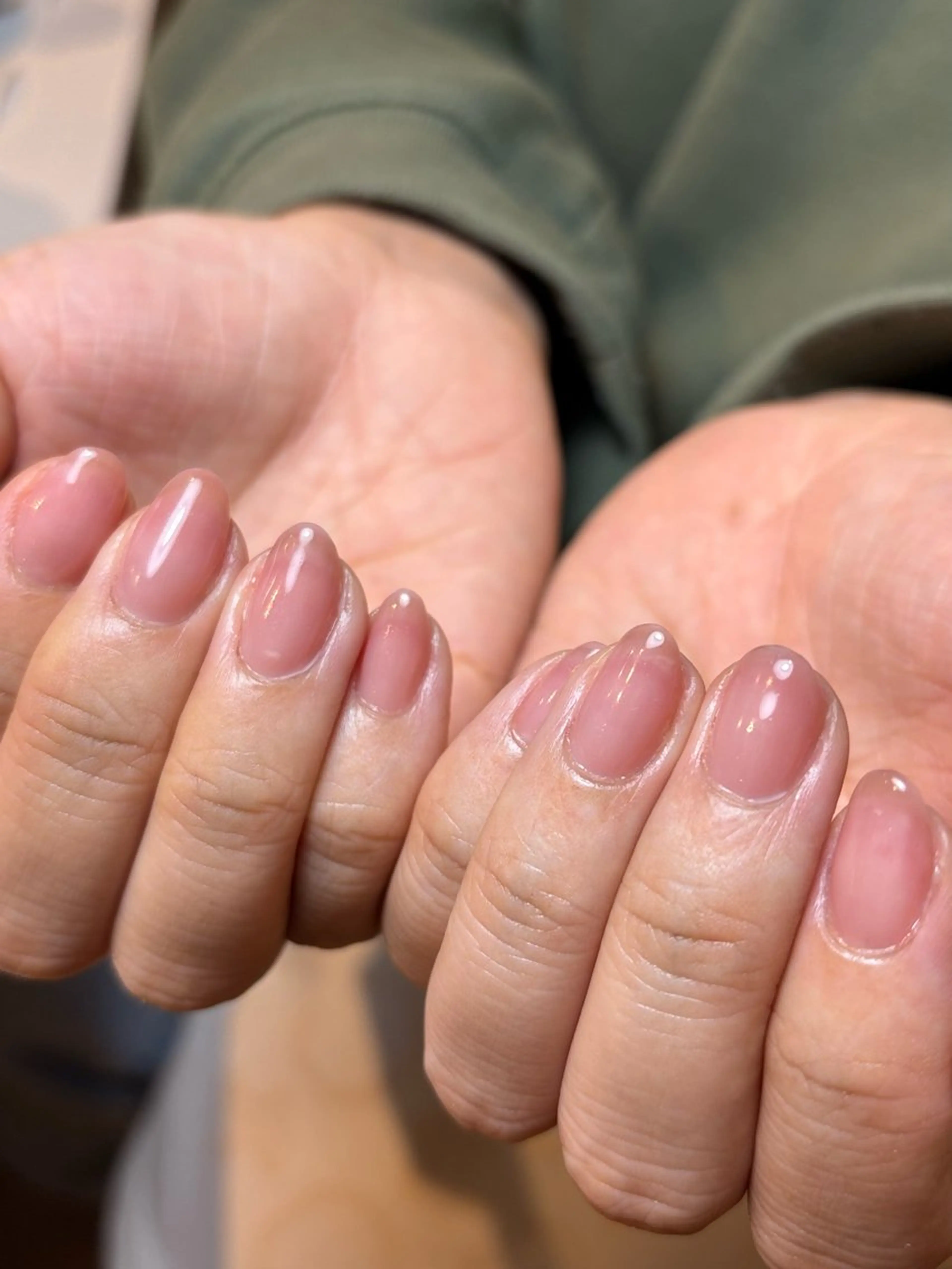 ネイル ガーリー 韓国ネイル オフィスネイル ワンカラーネイル ピンク ハンドネイル Kai  nail Mayukoのネイルデザイン