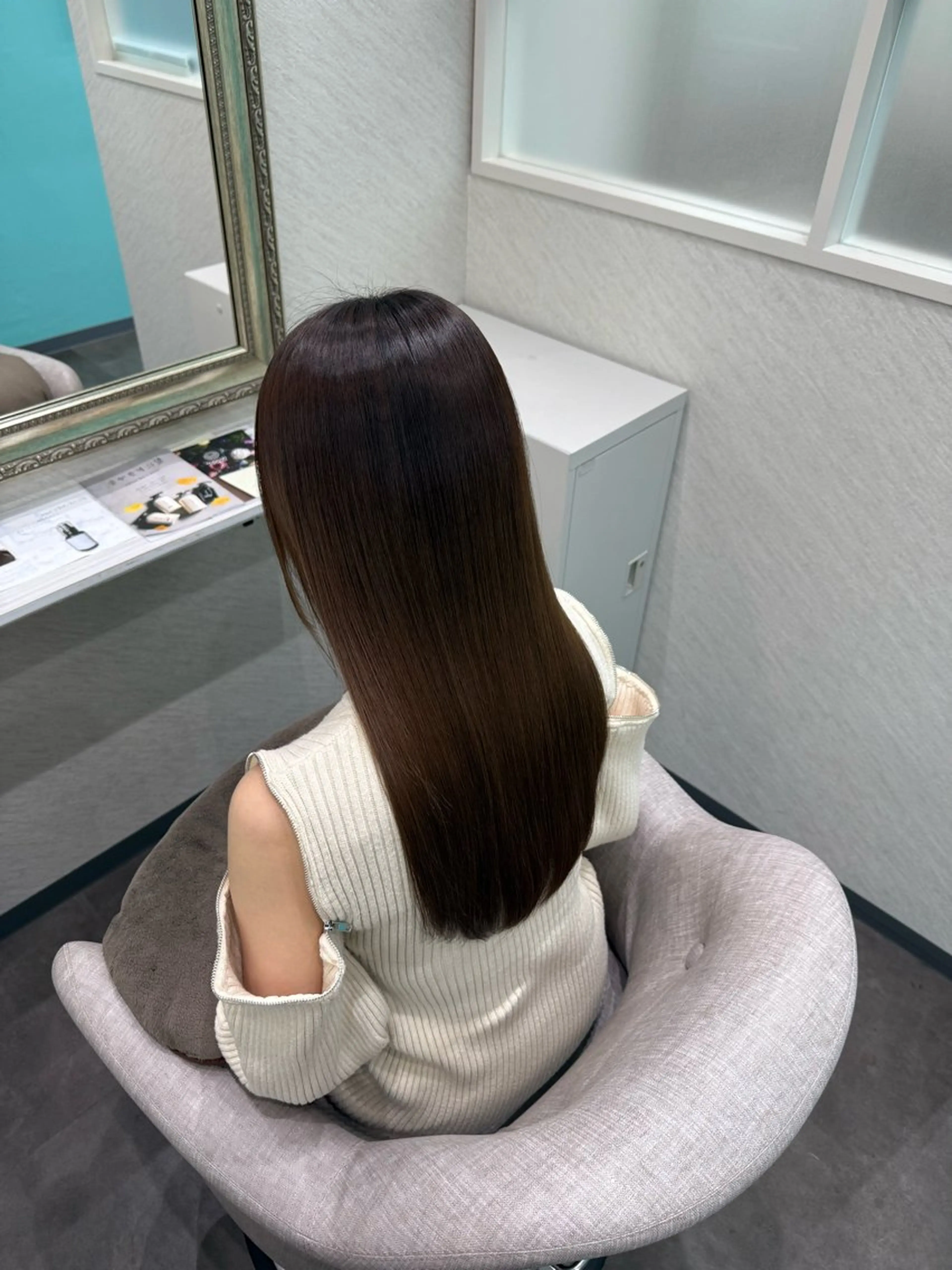 ロング トリートメント ヘッドスパ 髪質改善/縮毛矯正 アンナ🍊のヘアスタイル