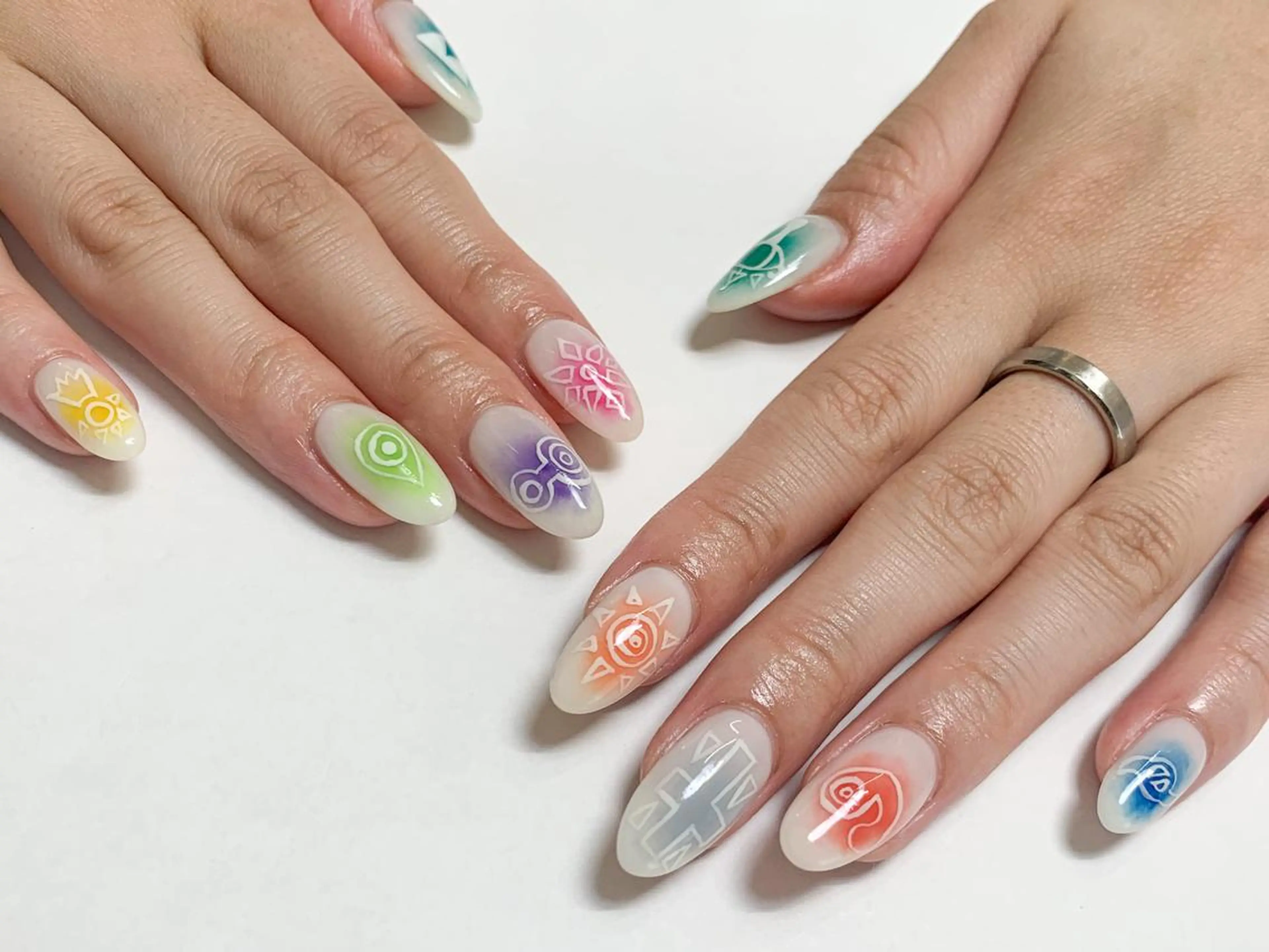 ネイル アートネイル ハンドネイル nail salon en familleのネイルデザイン