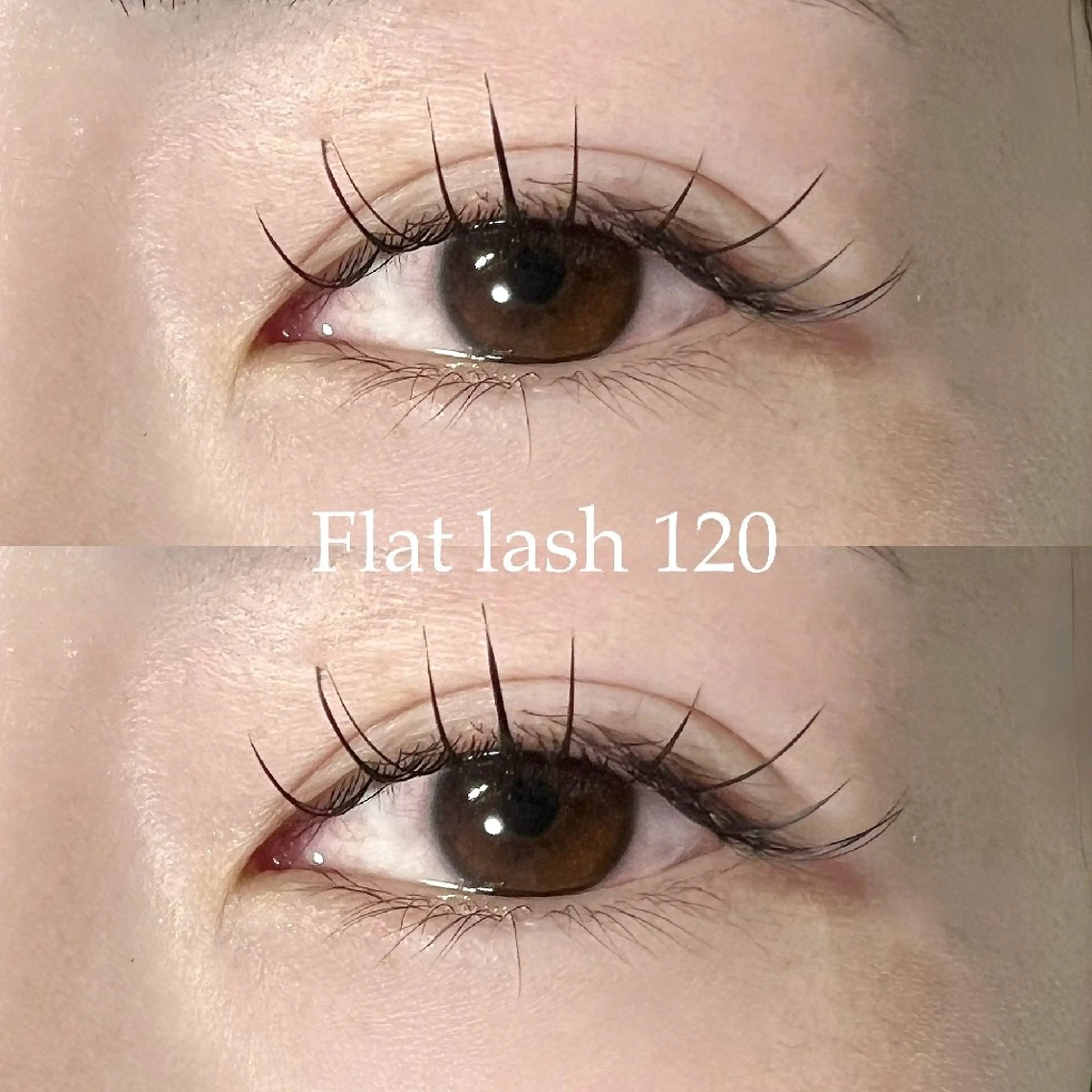 マツエク・マツパ フラットラッシュ ナチュラル マツエク yuki MARL eyelash栄のマツエク・マツパデザイン