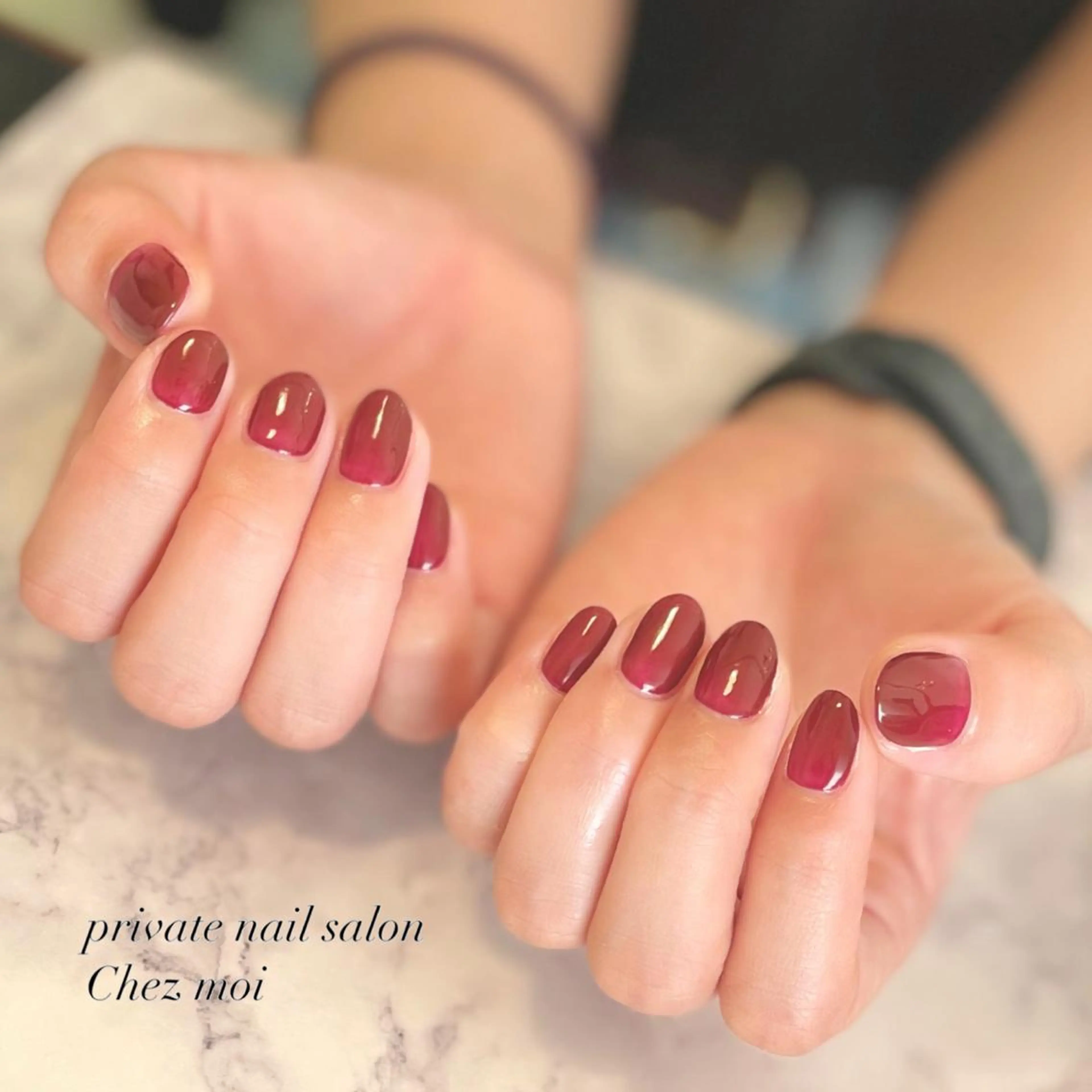 ネイル ワンカラーネイル KOMINE TOMOKOのネイルデザイン