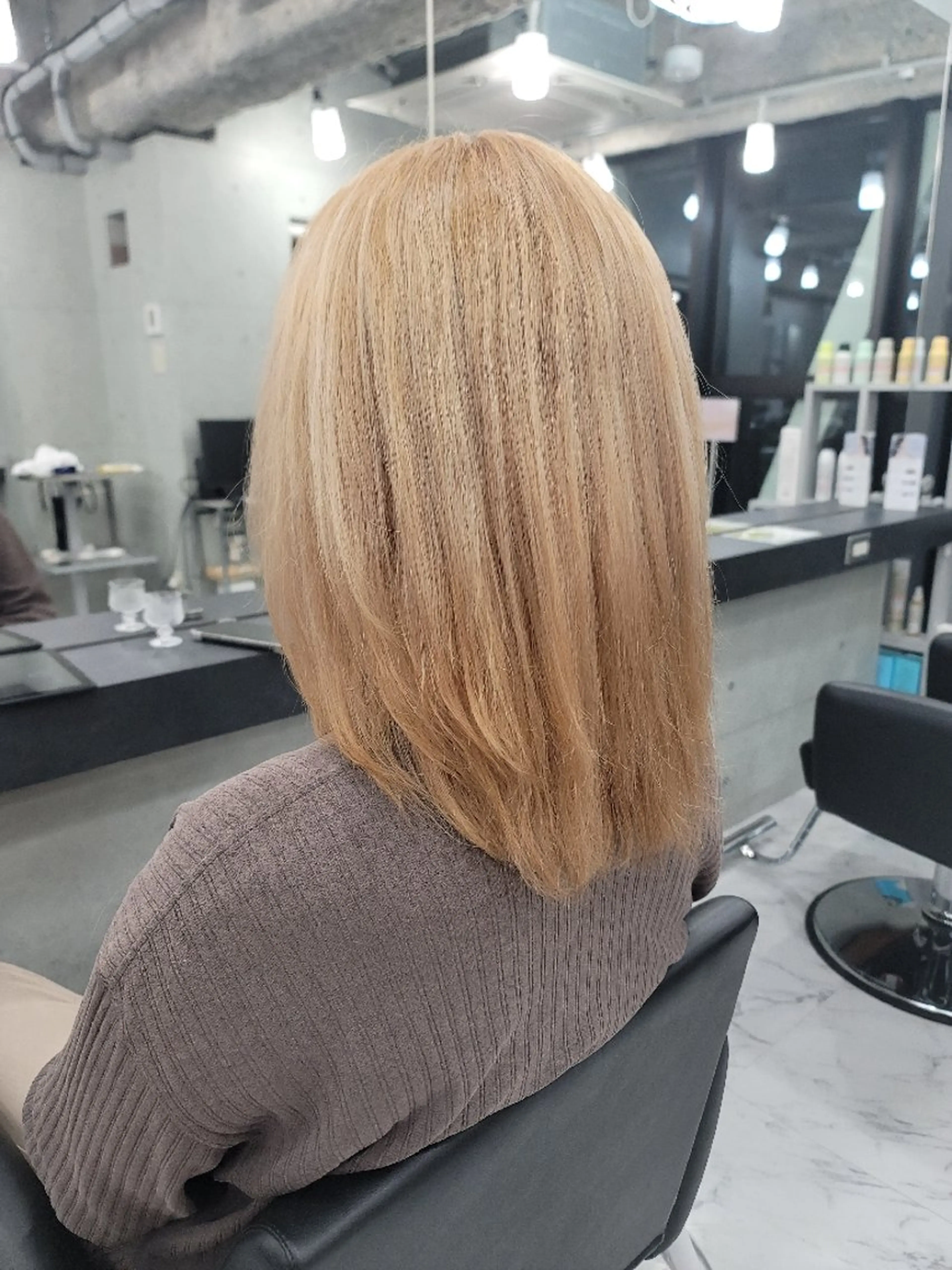 セミロング カラー カット ヘアカラー Endearing所属・❇️安達 優心❇️ レイヤー/艶髪特化のヘアスタイル