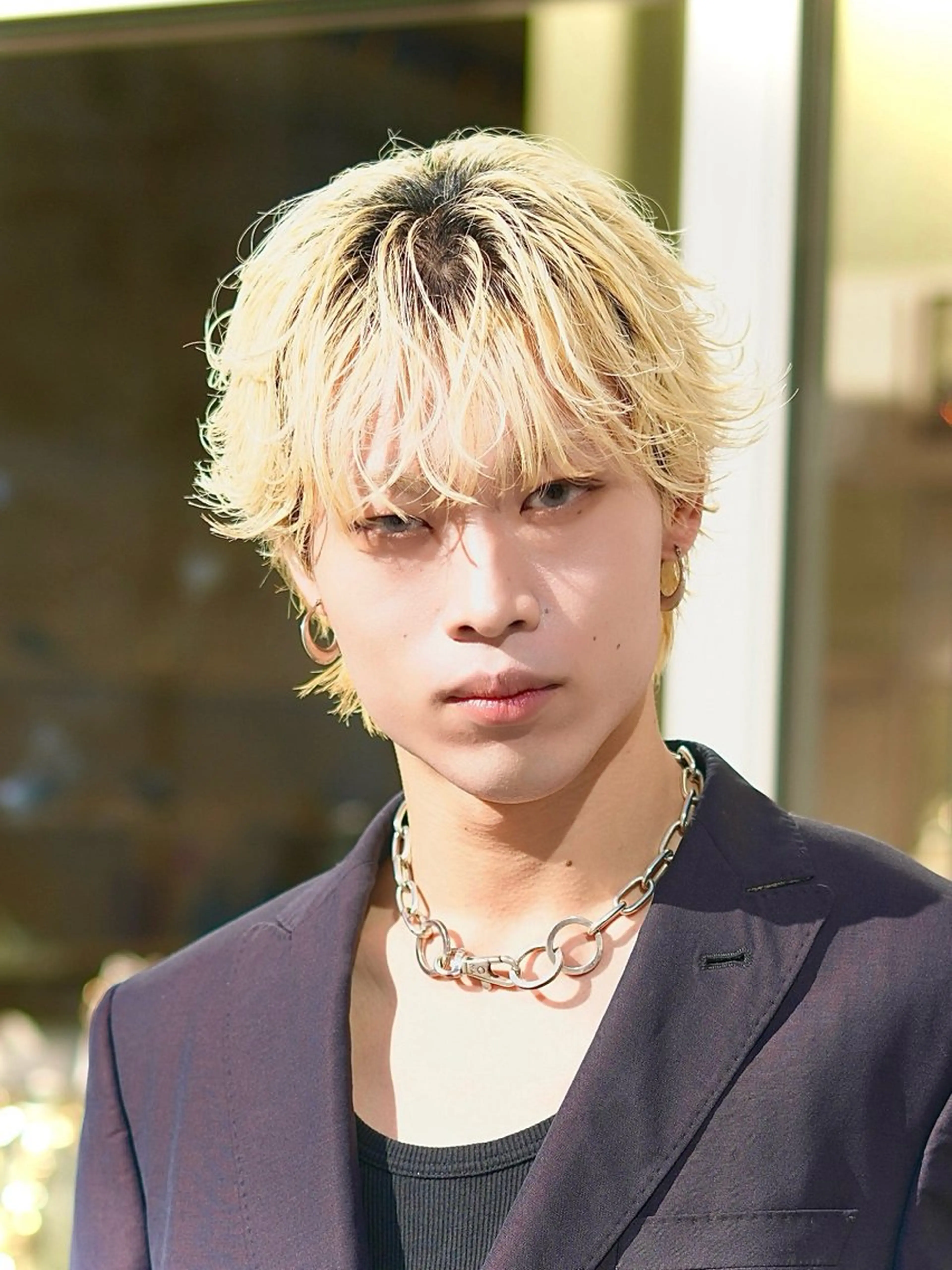 デザインメンズカット＋ケアブリーチ＋オンカラー＋トリートメント付きの写真