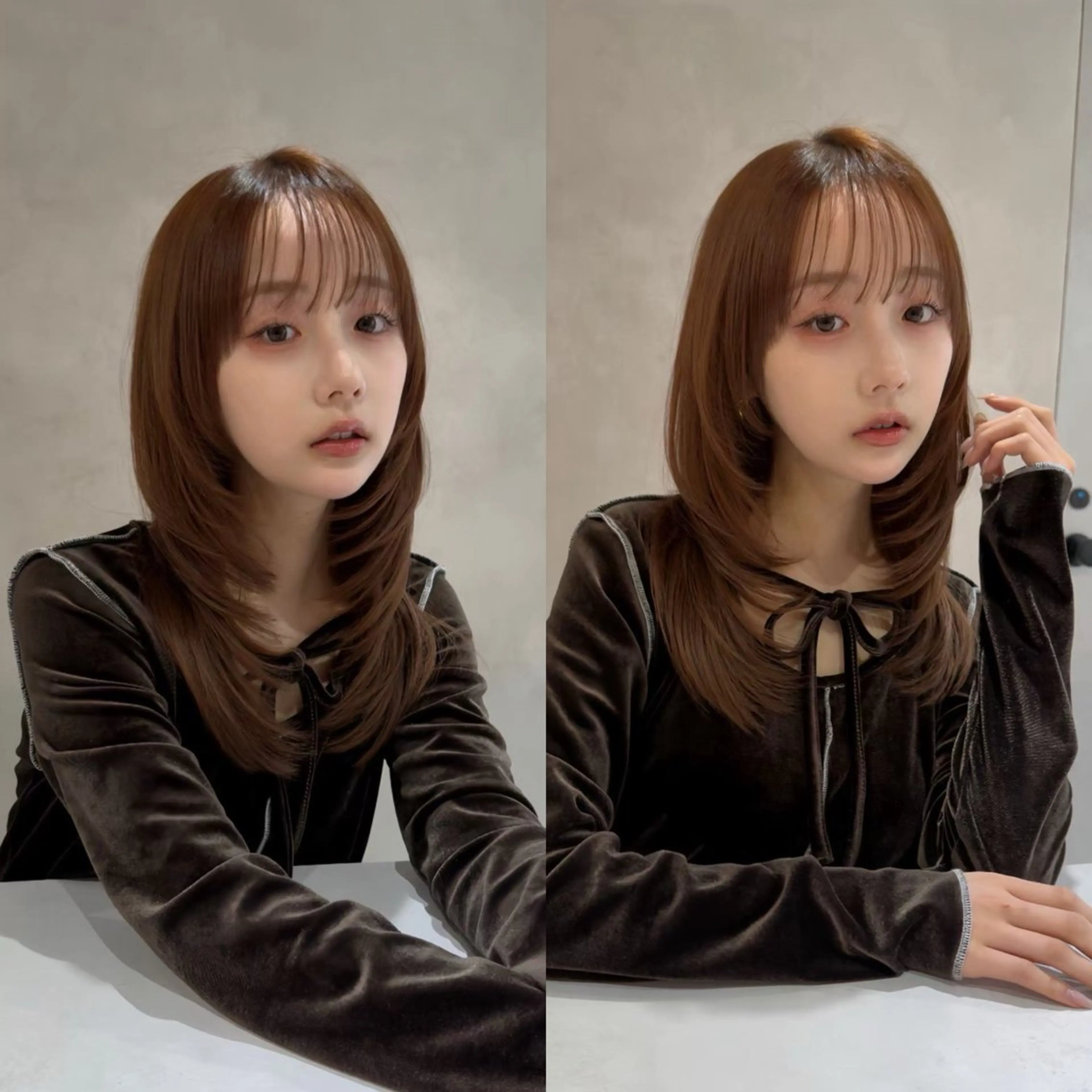 セミロング モテカラー🫧💕 RIOのヘアスタイル