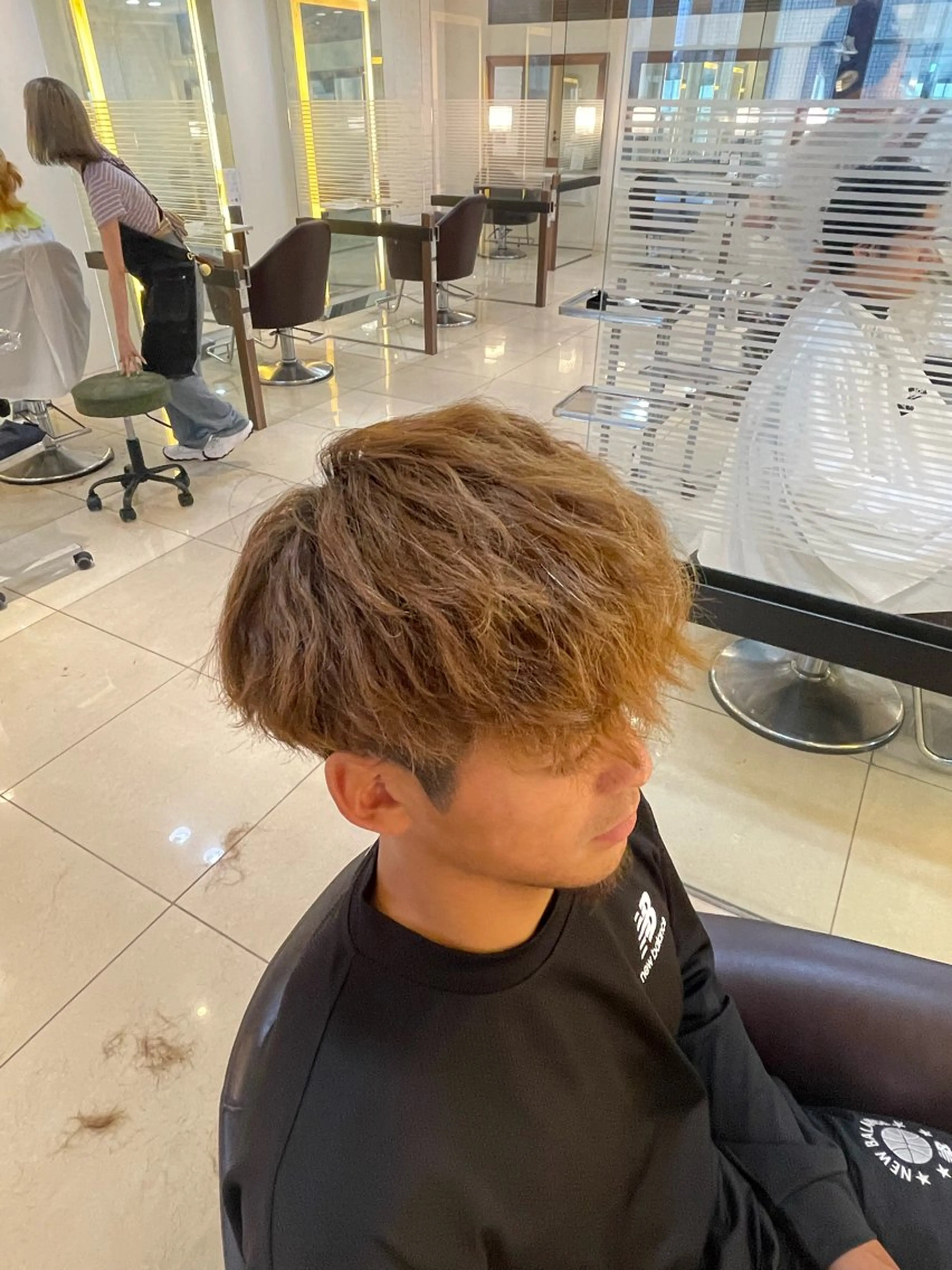 パーマ メンズ 辻野 光希のヘアスタイル