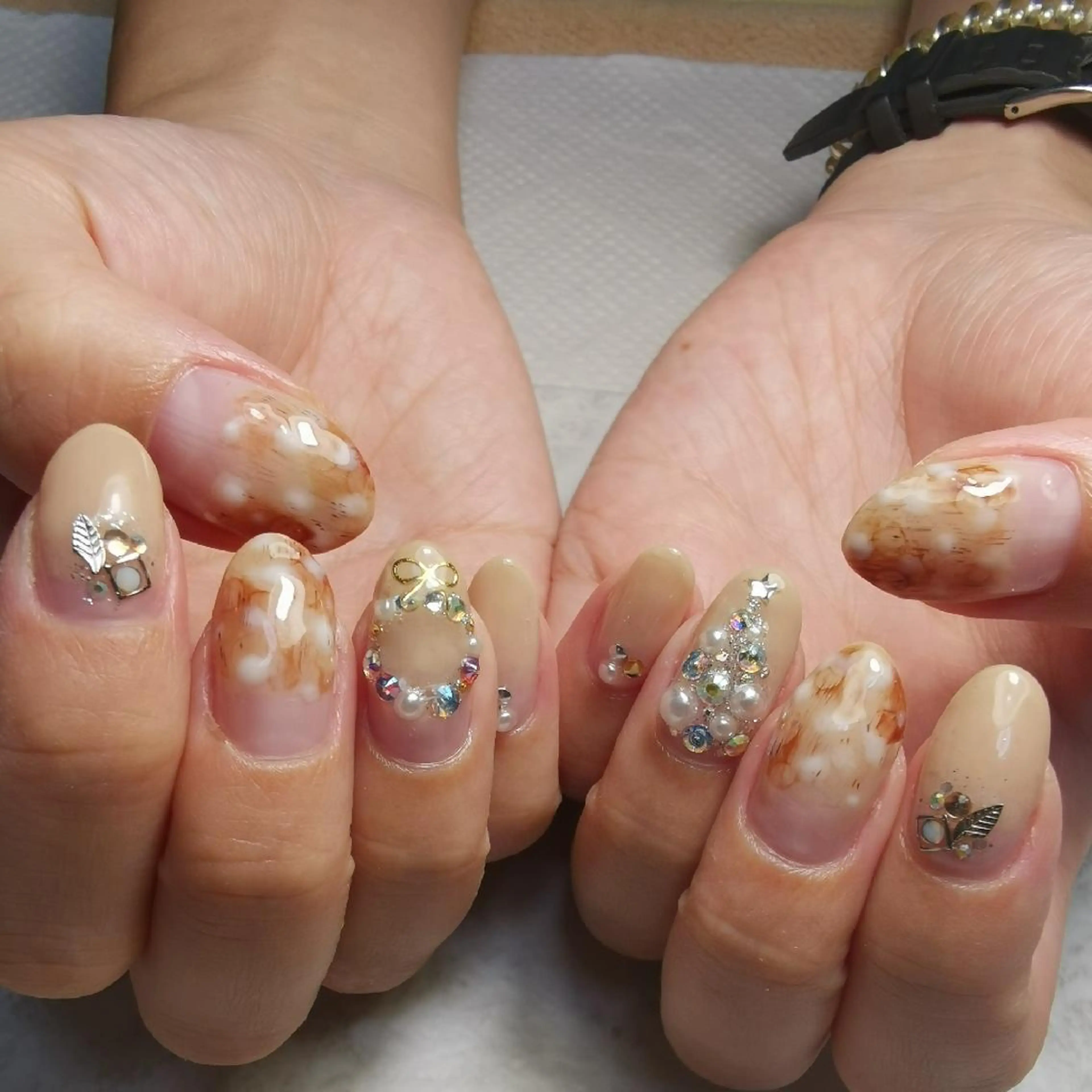 ネイル 冬ネイル クリスマス ハンドネイル reve あやののネイルデザイン