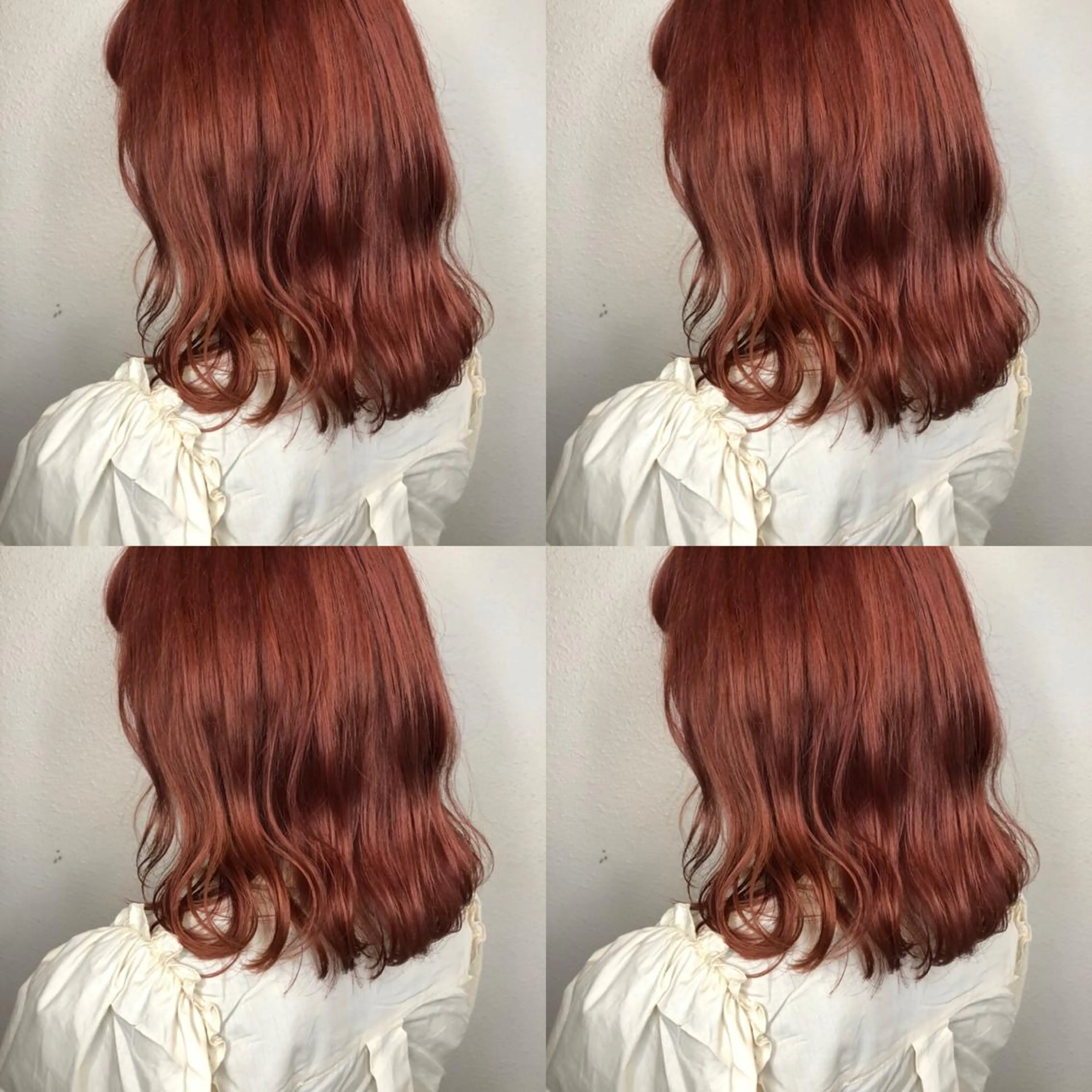 ミディアム カラー ベージュカラー ブリーチ ピンクカラー ピンクベージュ あさだ しゅうたろうのヘアスタイル