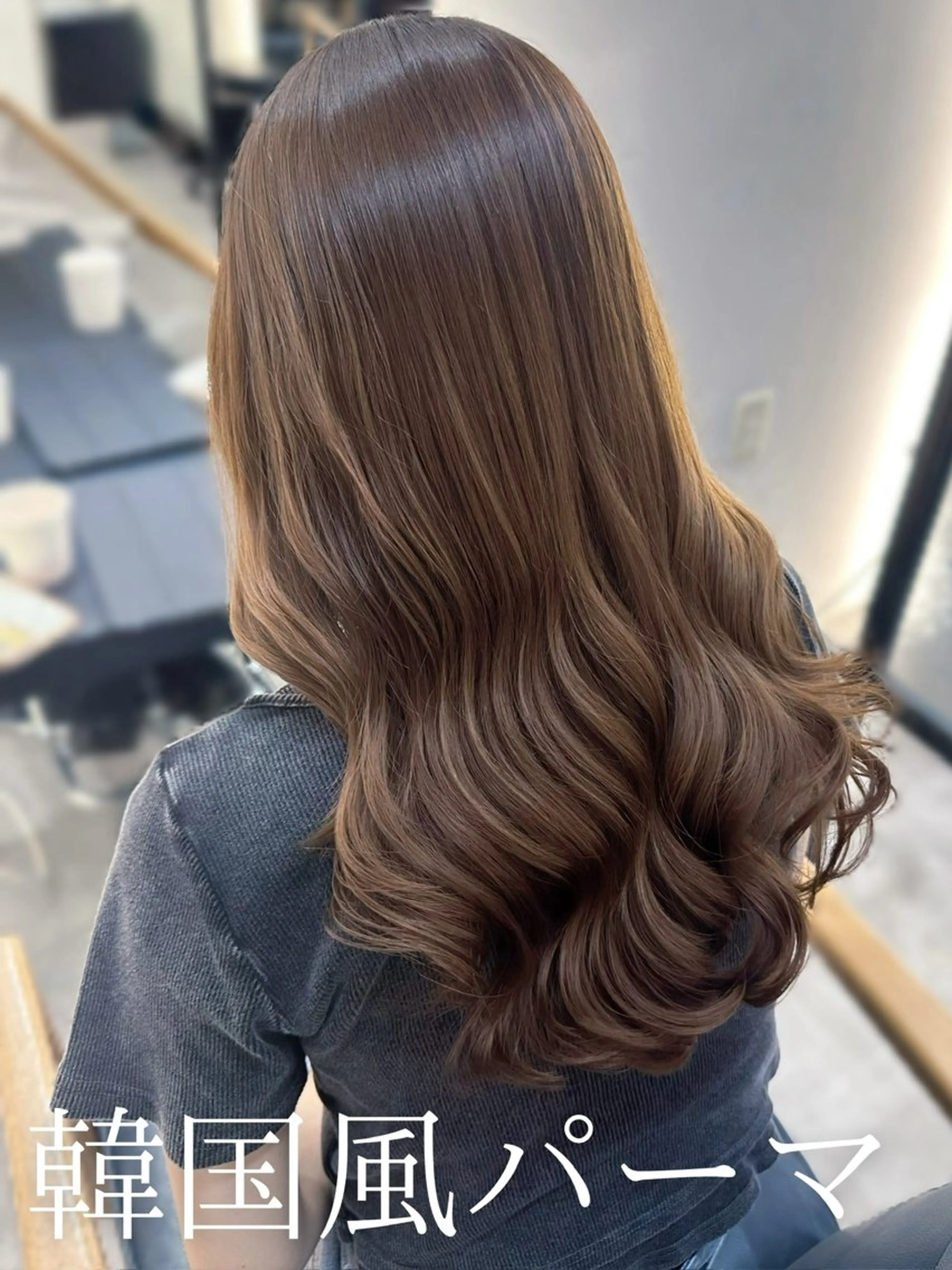 ロング 韓国風パーマ/ 韓国ヘア/大森千寛のヘアスタイル