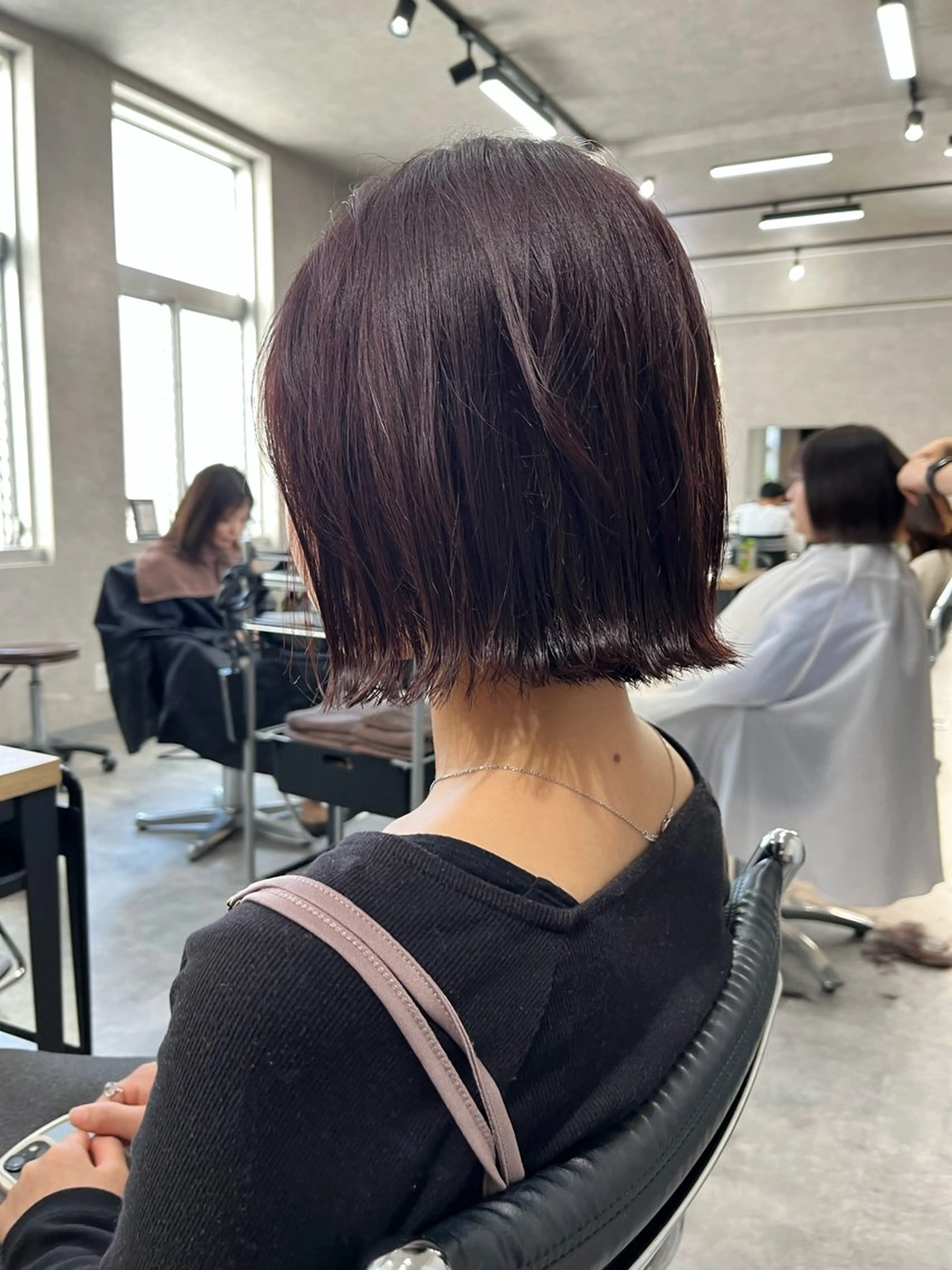 ショート カット ヘアカラー ボブ×縮毛矯正 ryotaのヘアスタイル