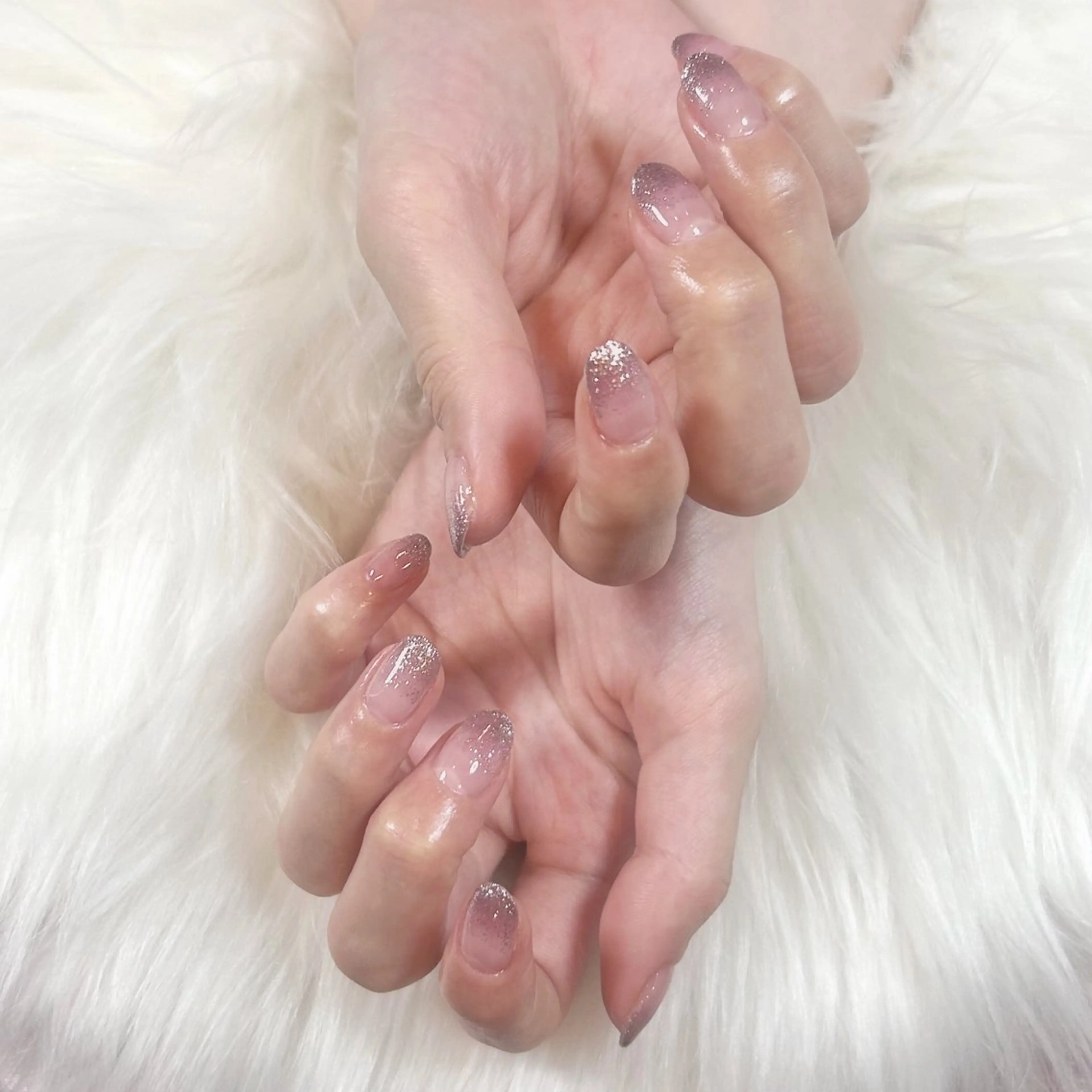 ハンド✋🏻オフなし ワンカラーorラメグラの写真