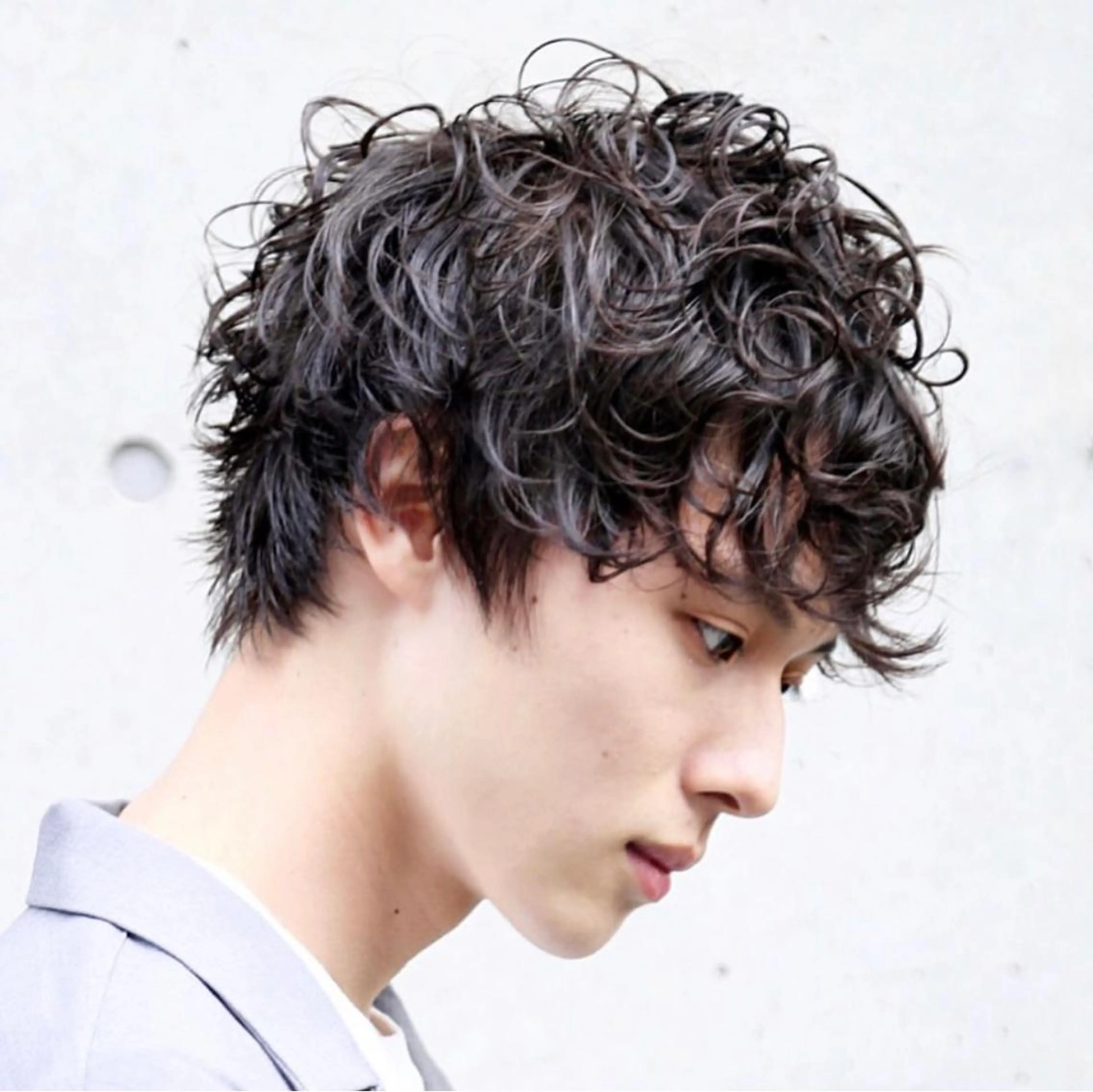 メンズ メンズパーマ カット メンズパーマ/新宿/ サイカショウイチのヘアスタイル