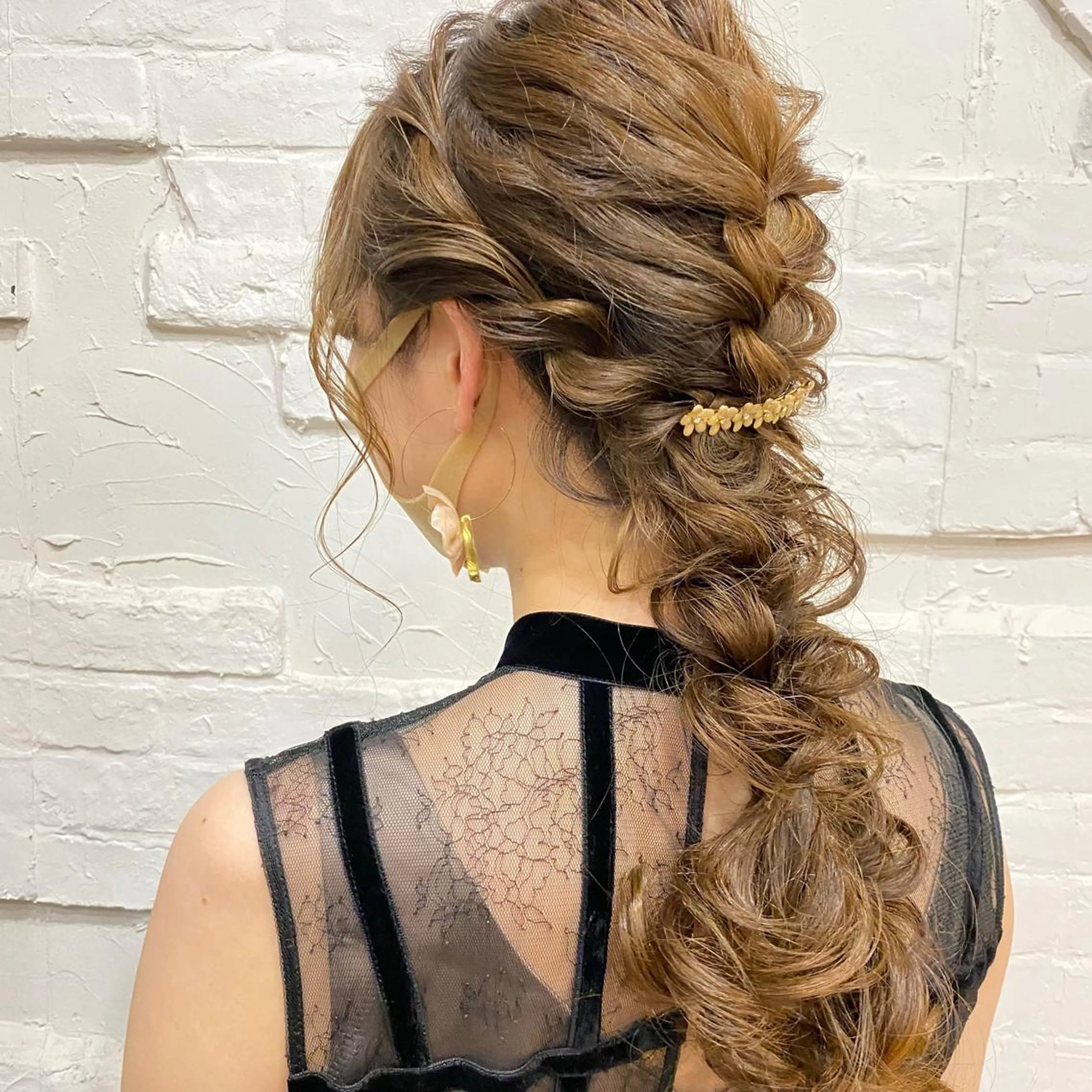 ロング まつパ・ヘアセット ♡Chinami♡のマツエク・マツパデザイン