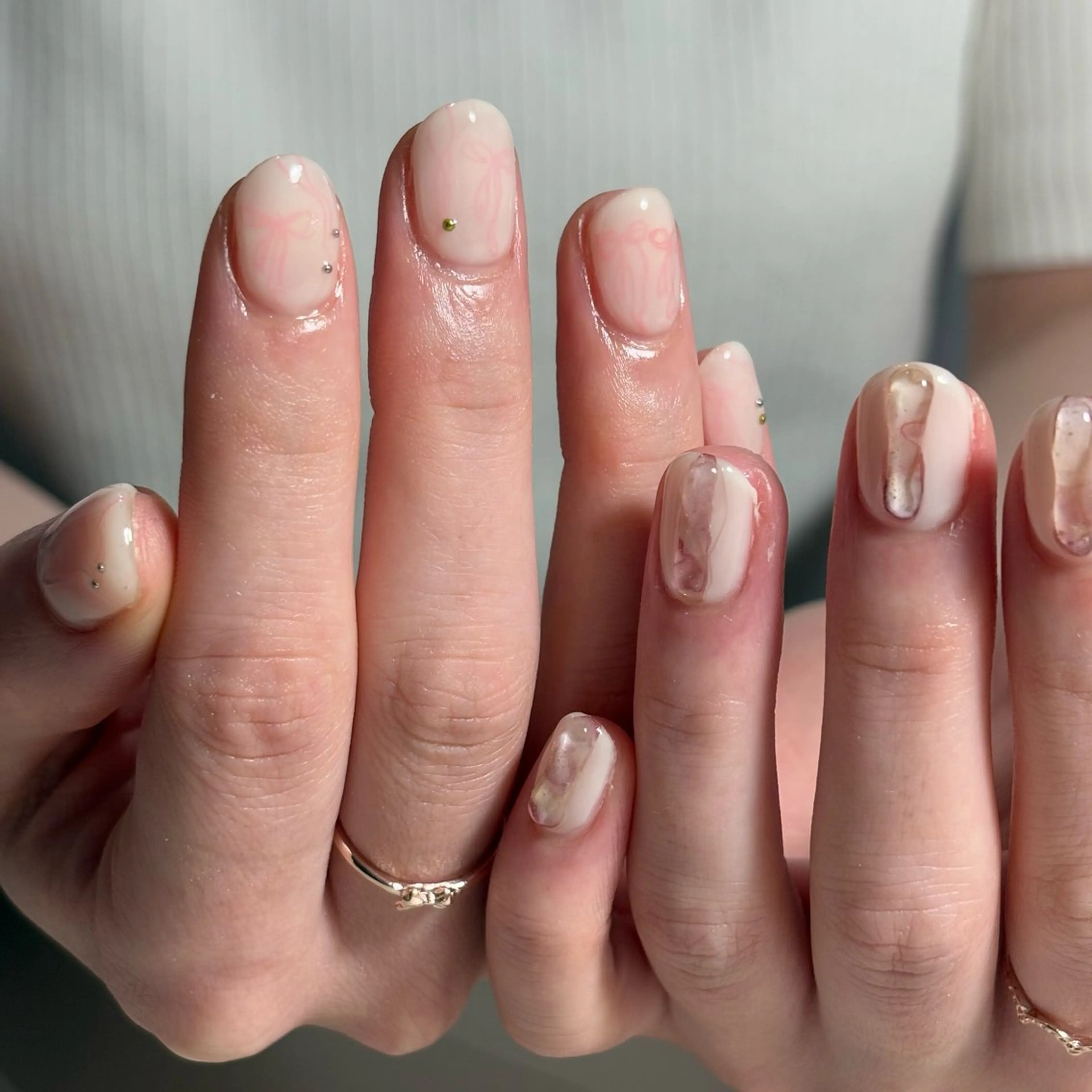 ネイル 持ち込み Noël新宿南口 arisaのネイルデザイン