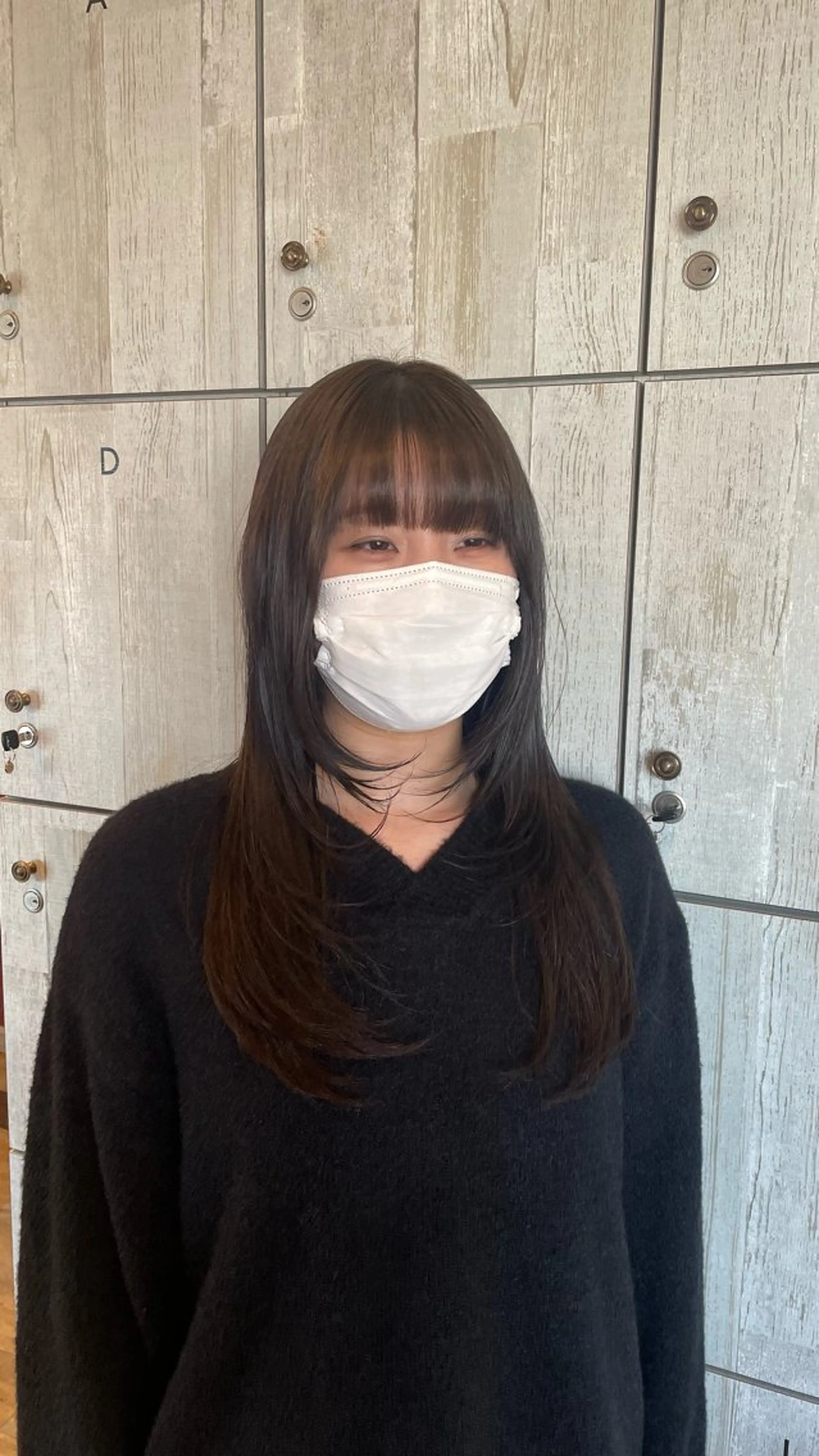 ロング なつき/ 艶カラー/縮毛矯正のヘアスタイル