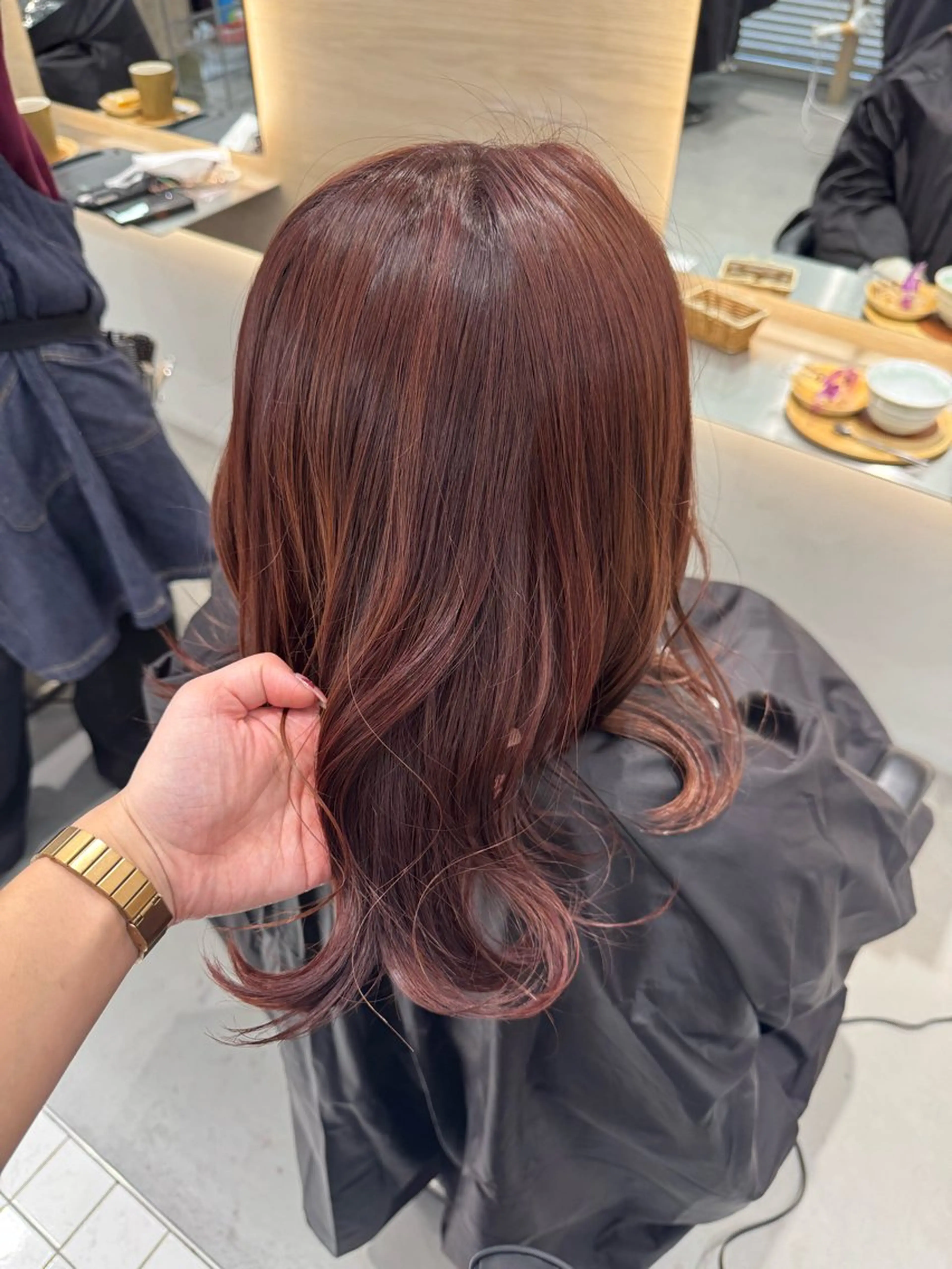 カラー ナカバチ ユイ🌼 Rizm greenのヘアスタイル