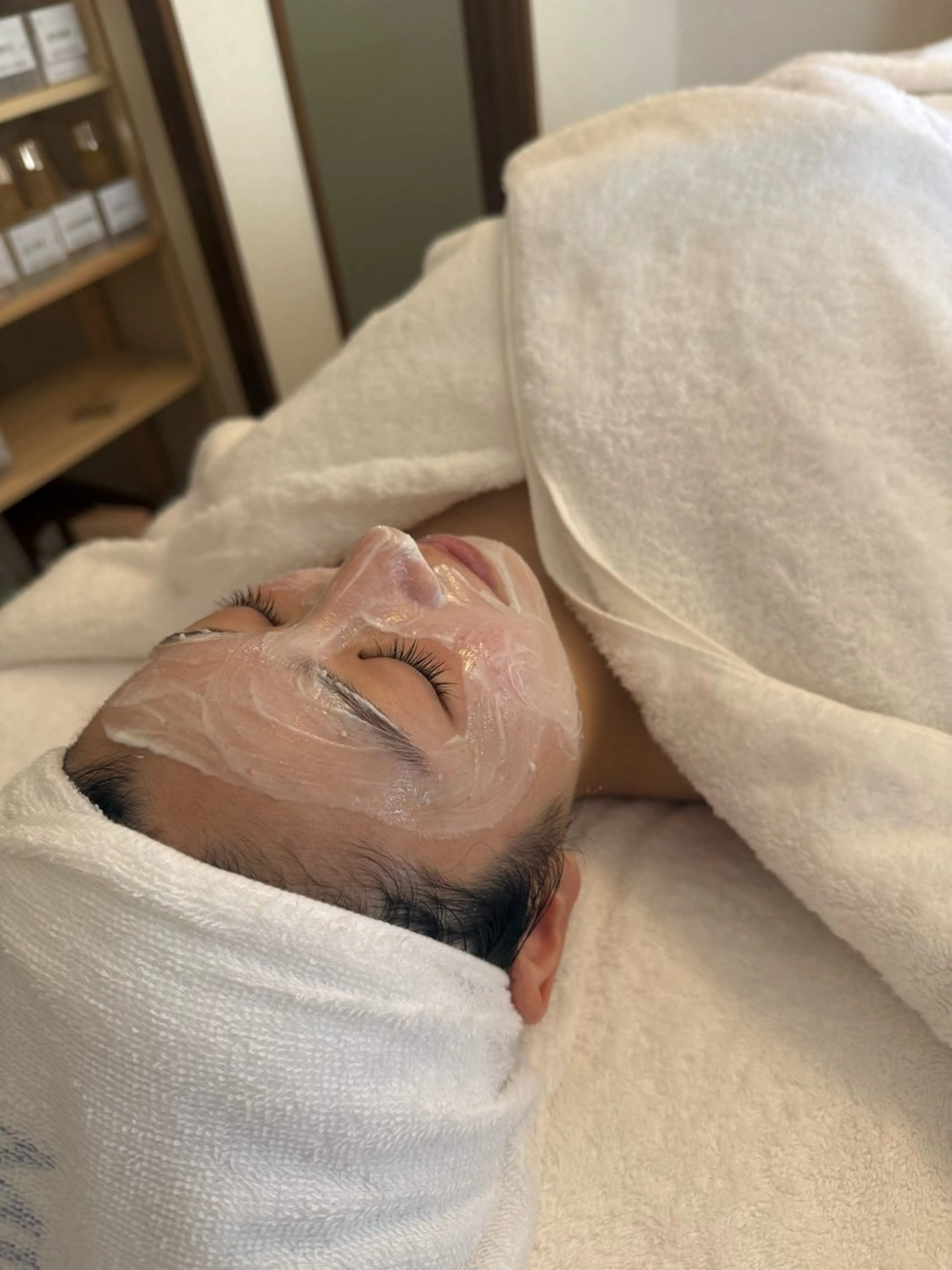 アドバンスコース+ハーブマスクの写真