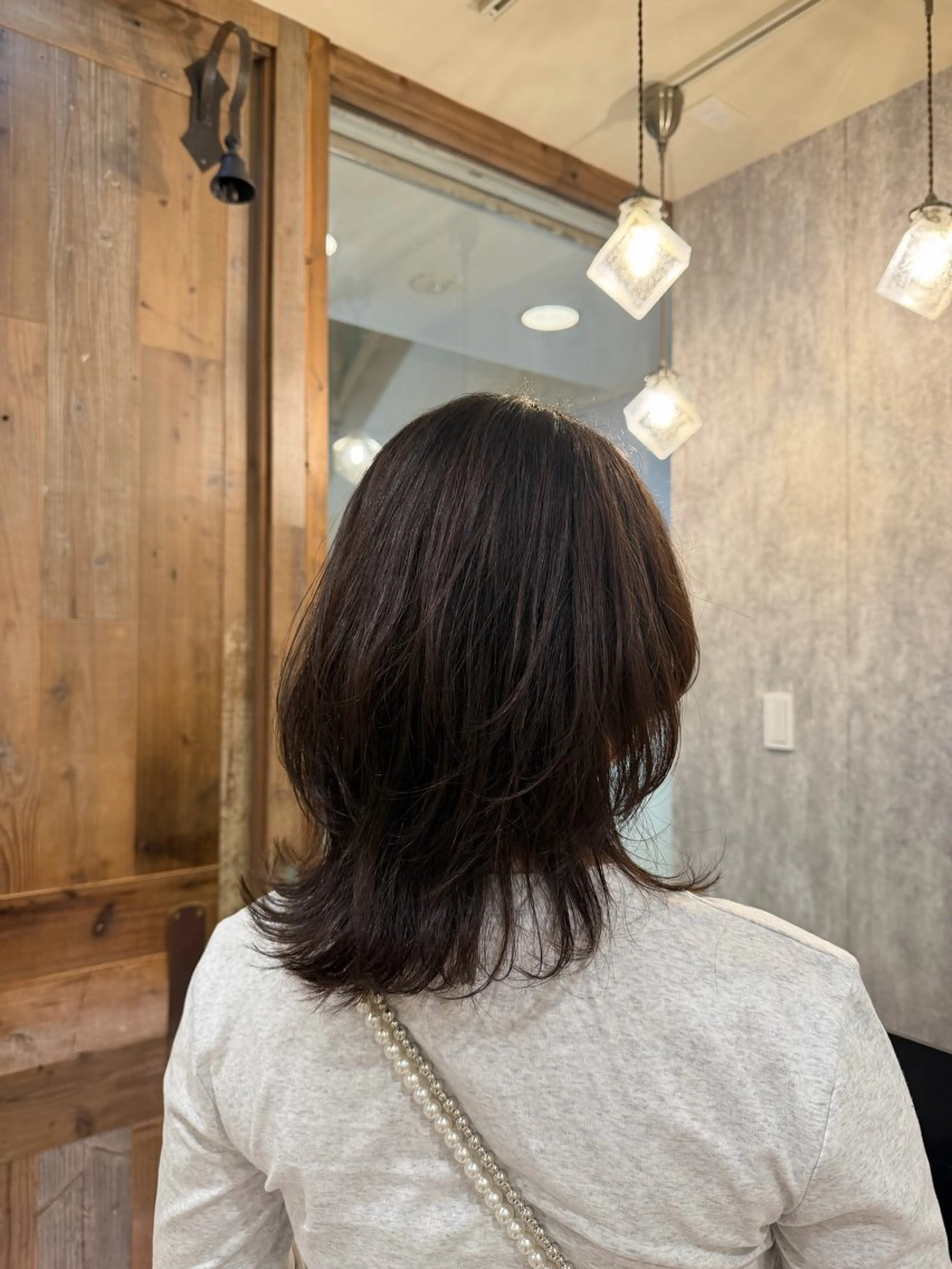 ミディアム カット トリートメント KANAMI/透明感 カラー/髪質改善💫のヘアスタイル