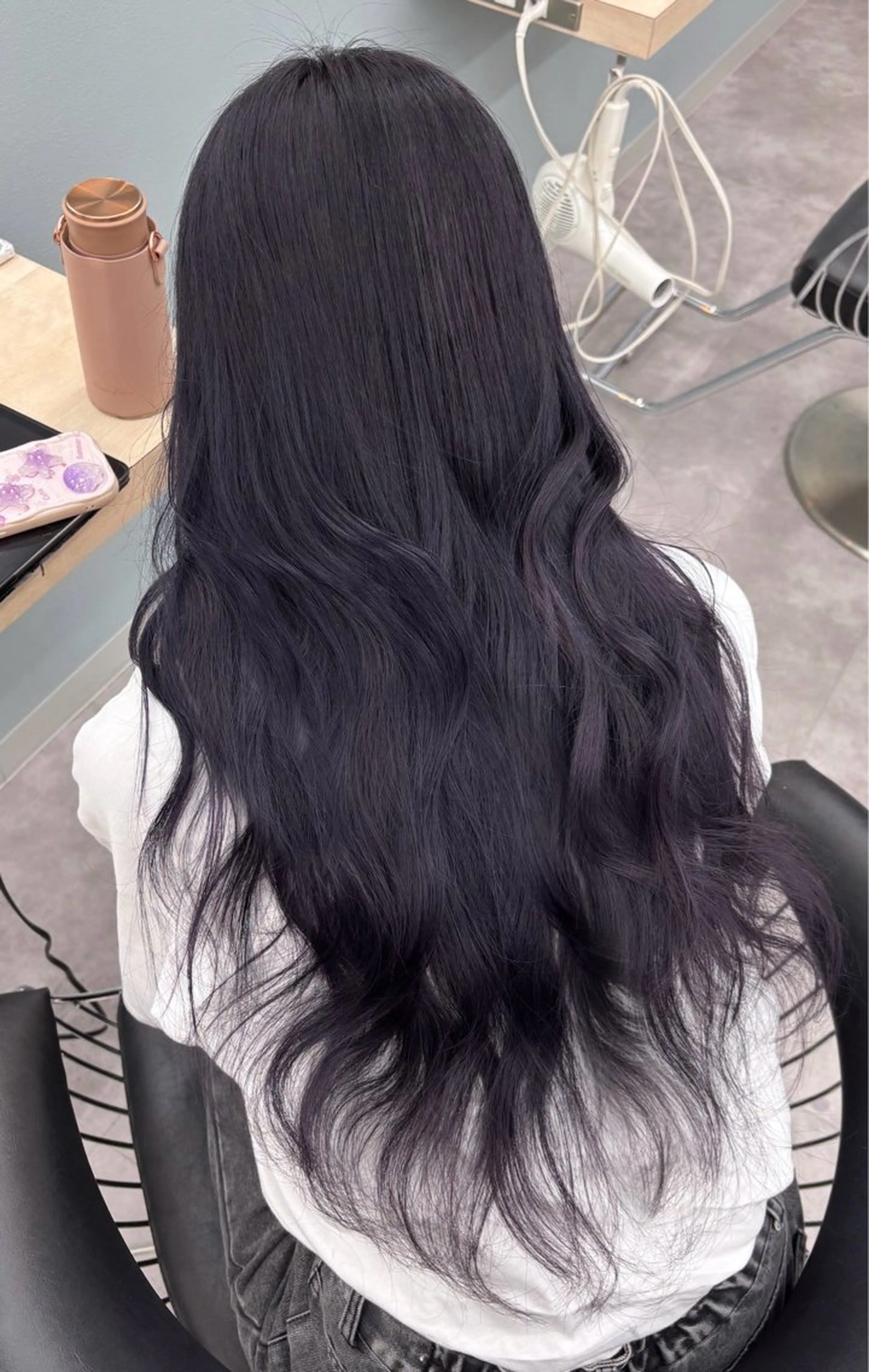 ロング ヘアカラー トリートメント ブリーチなしｗカラー 🐈‍⬛kotoseのヘアスタイル