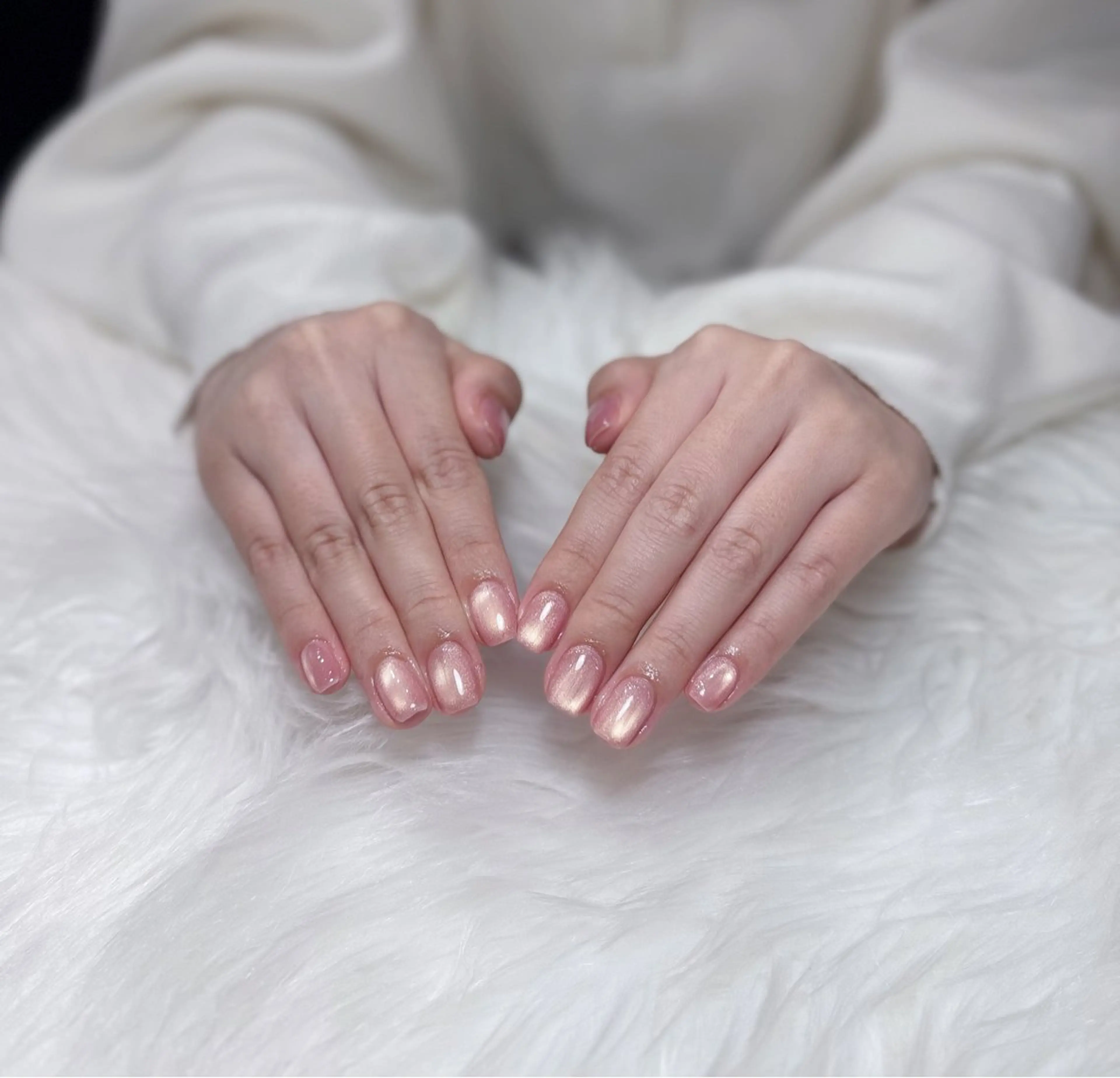 ネイル アートネイル オーロラネイル ジェルネイル 韓国ネイル ロングネイル ハンドネイル Nichi Nailsのネイルデザイン